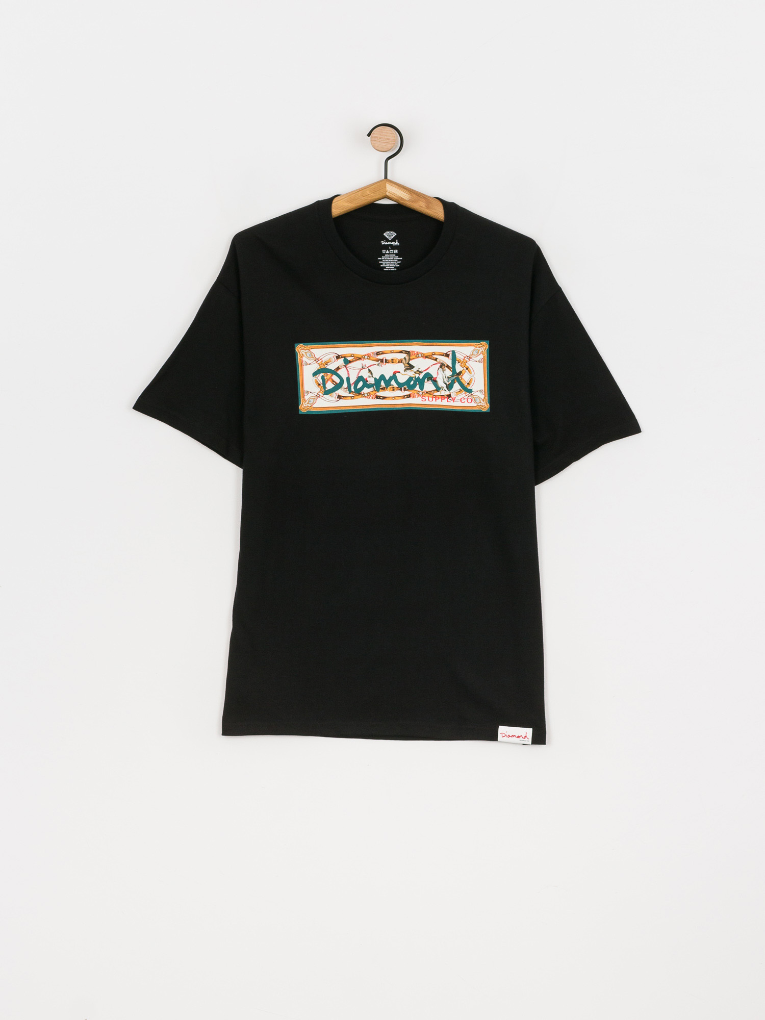 T-shirt Diamond Supply Co. Chesapeake Box Logo (black)