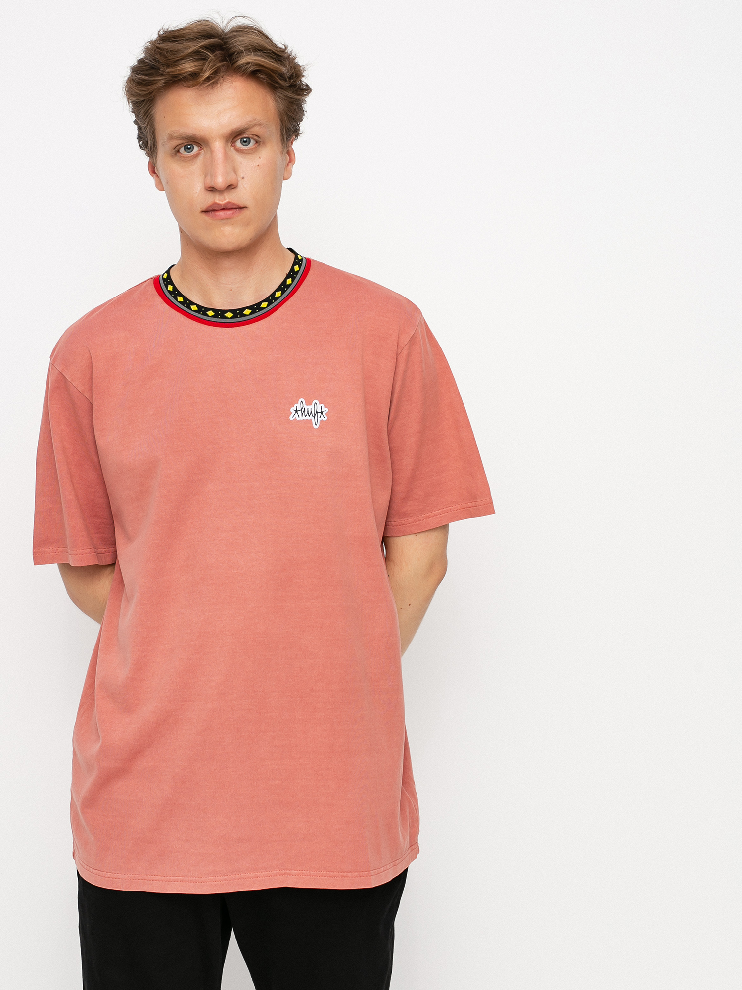 T-shirt HUF Tobias (dusty rose)
