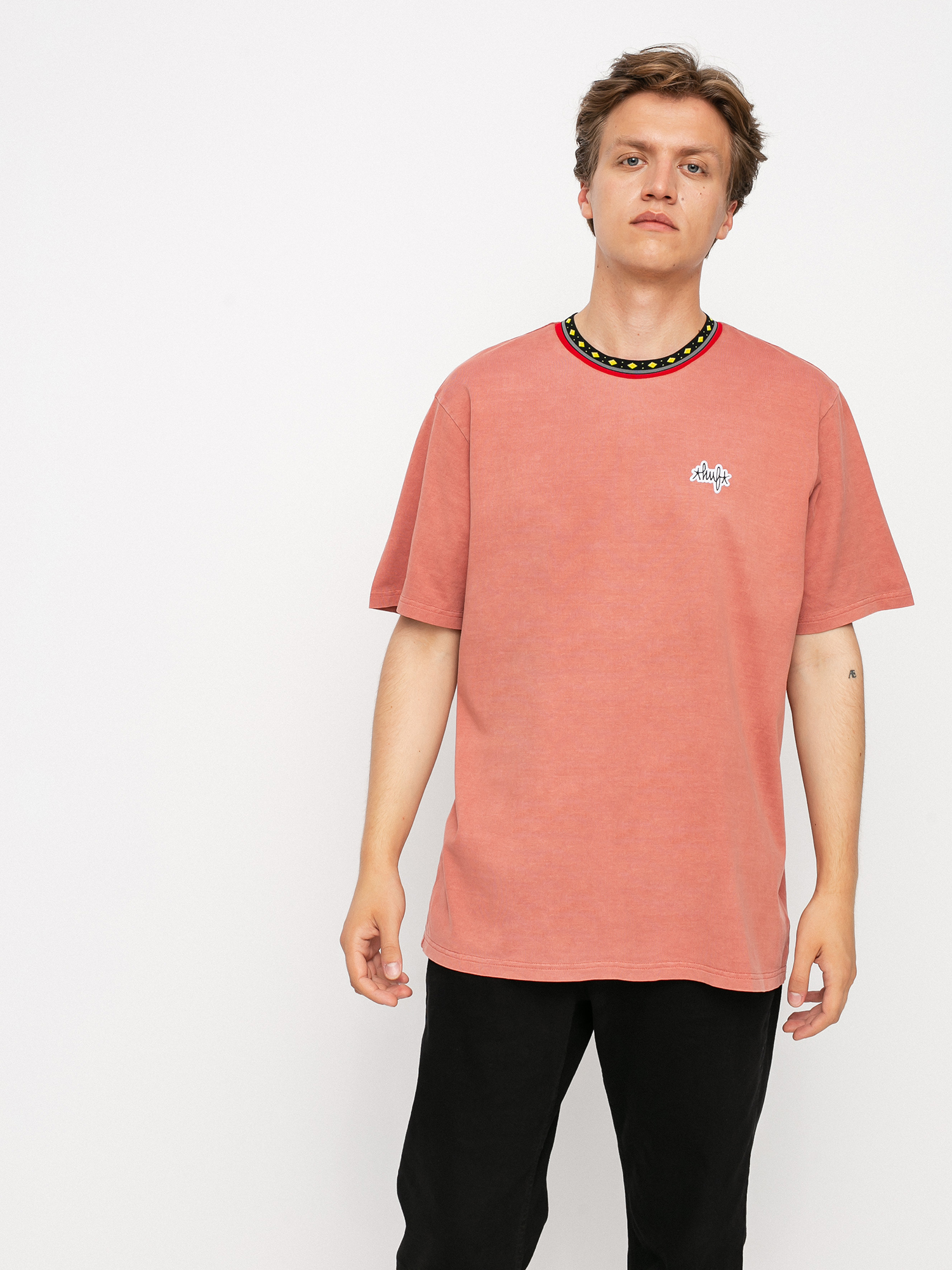 T-shirt HUF Tobias (dusty rose)