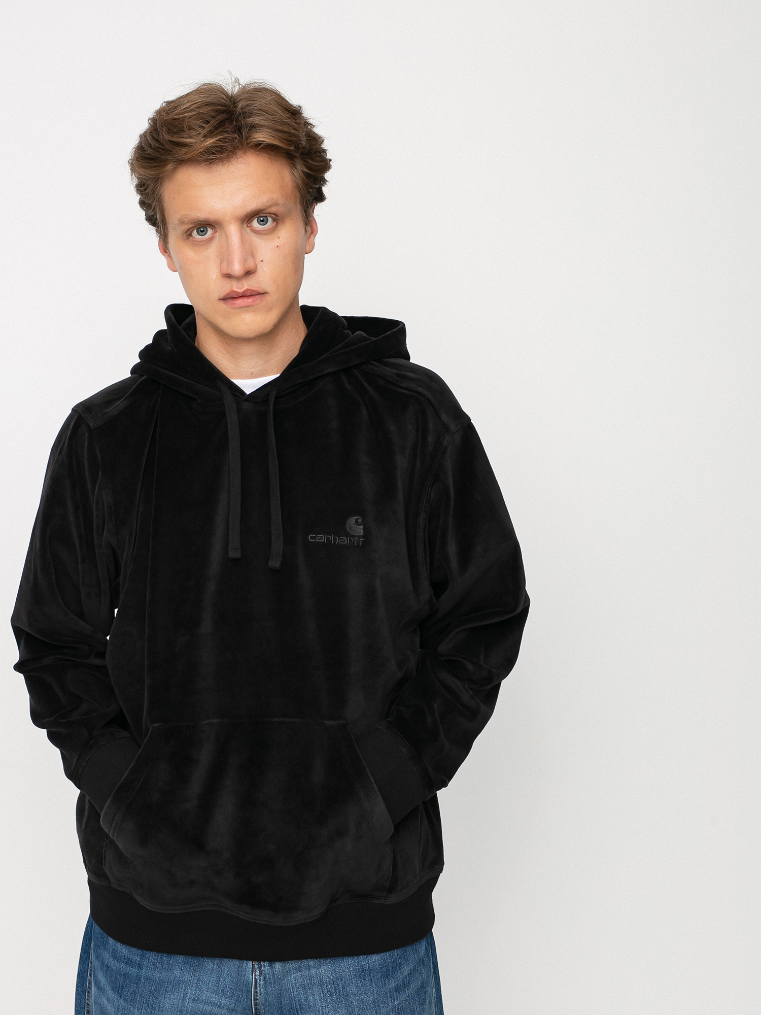 Bluza z kapturem Carhartt WIP United Script HD (black)