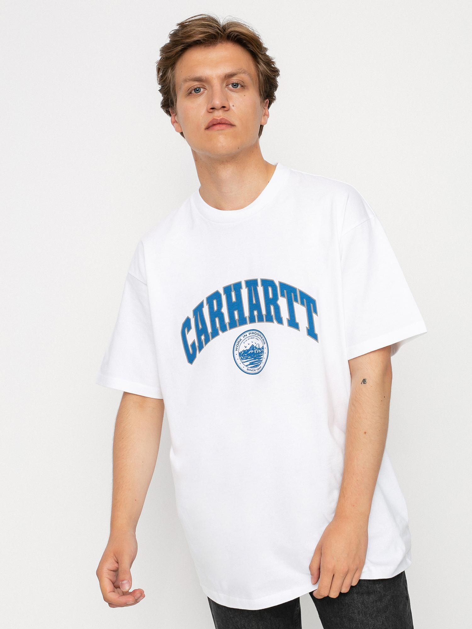 T-shirt Carhartt WIP Berkeley Script (white)