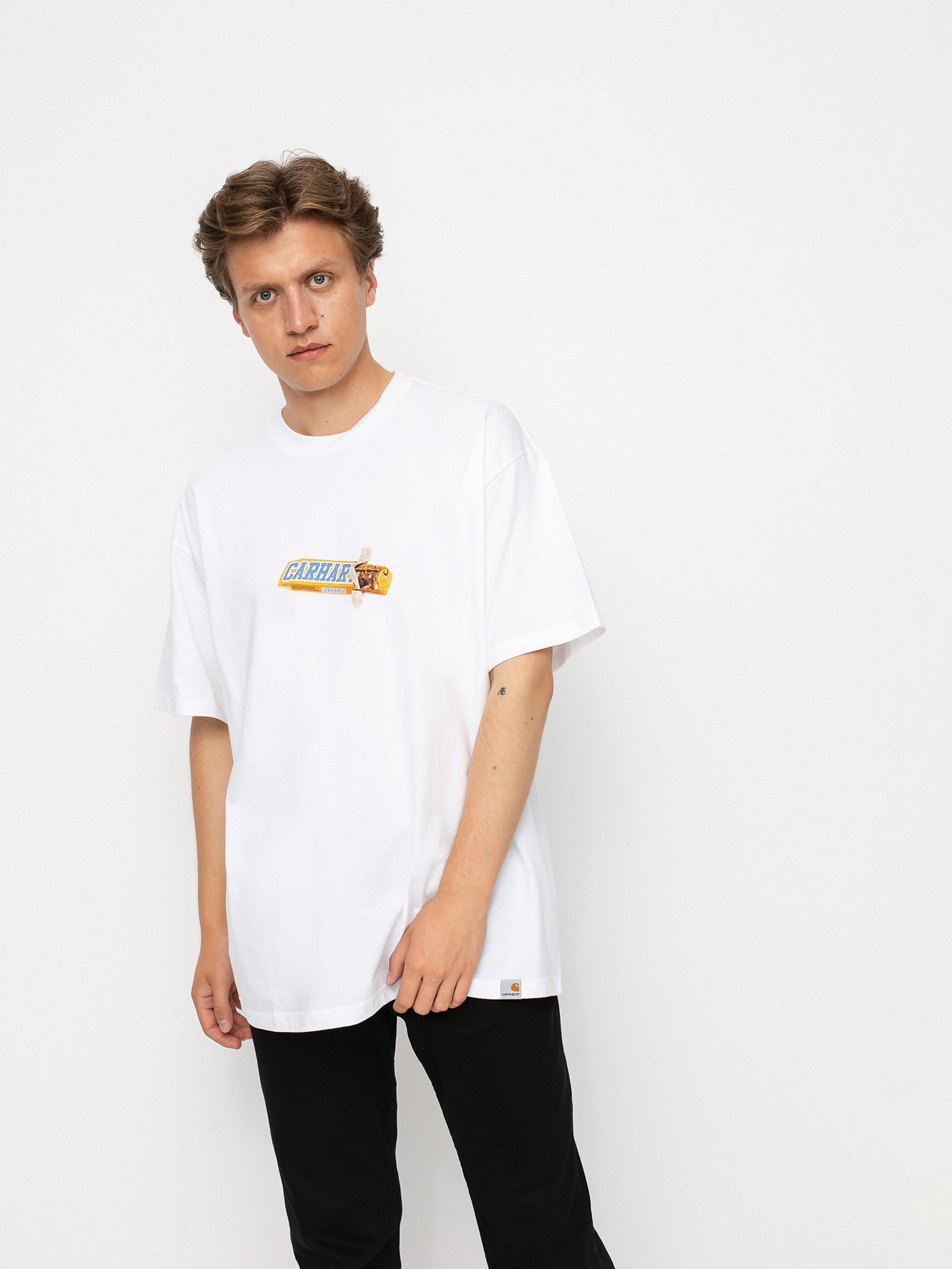 T-shirt Carhartt WIP Chocolate Bar (white)