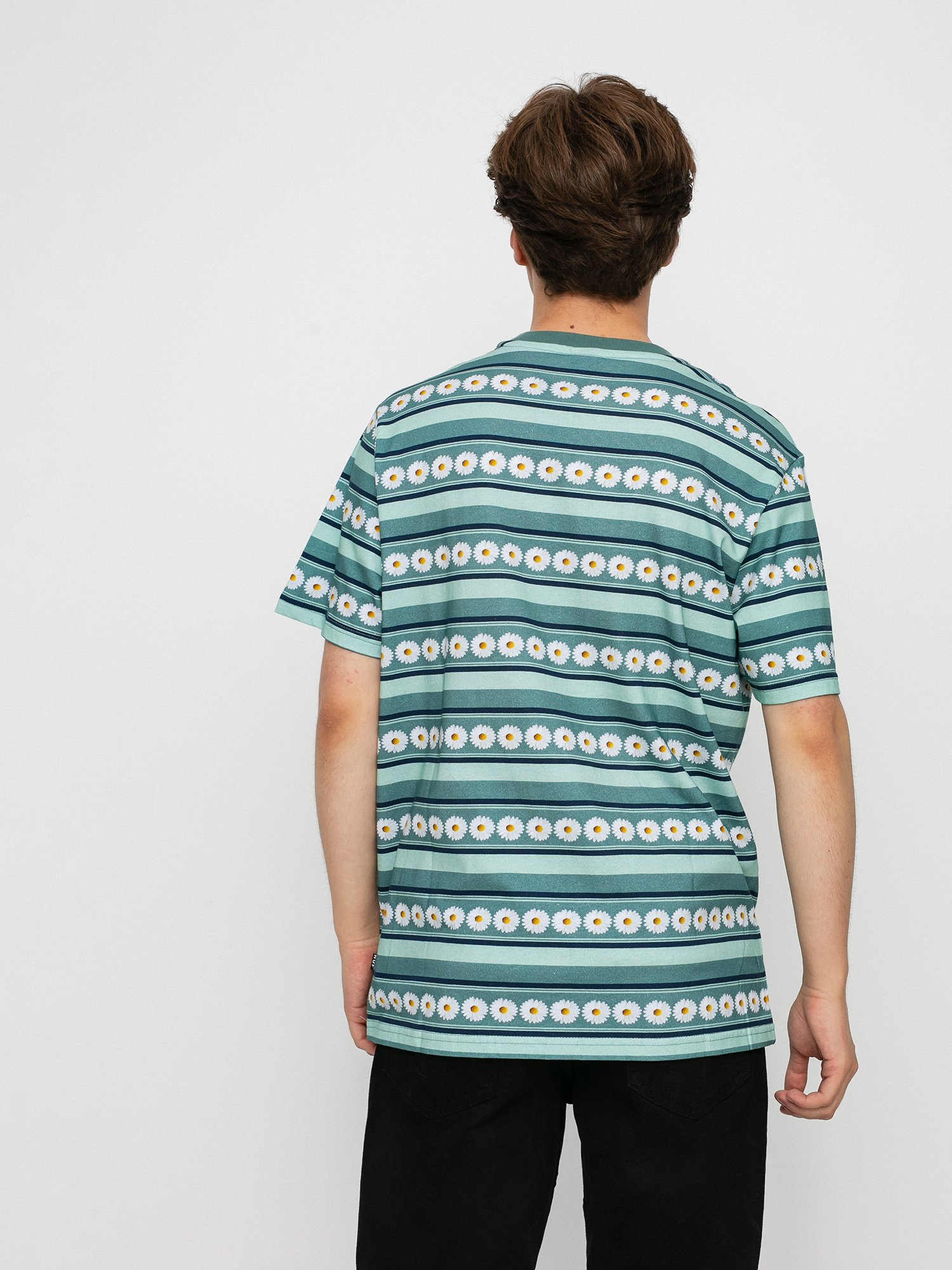 T-shirt HUF Daisy Stripe (sage)