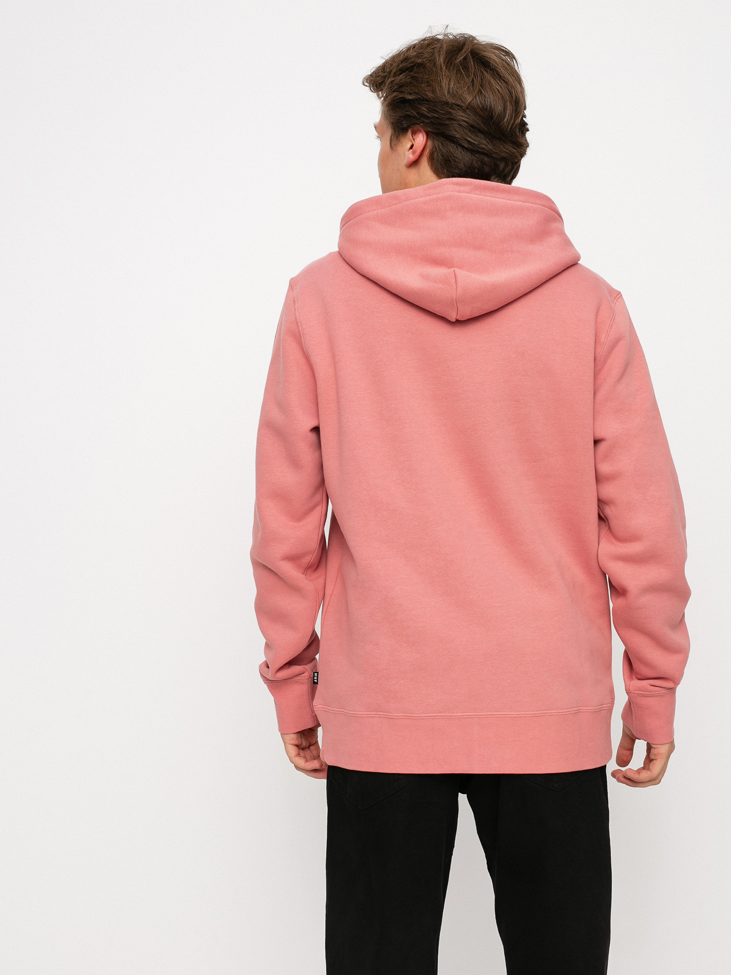 Bluza z kapturem HUF OG Logo HD (dusty rose)
