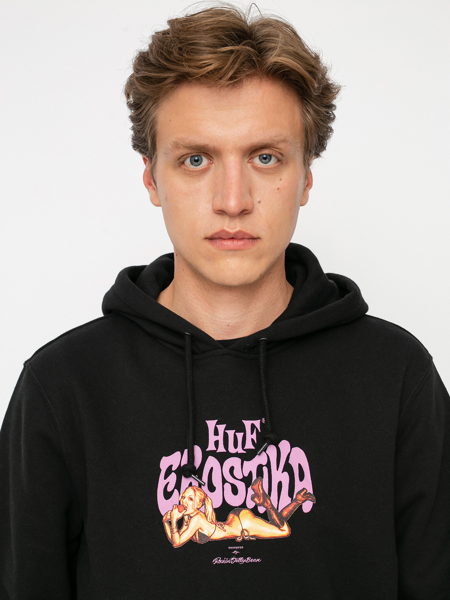 Bluza z kapturem HUF RJB Erostika HD (black)