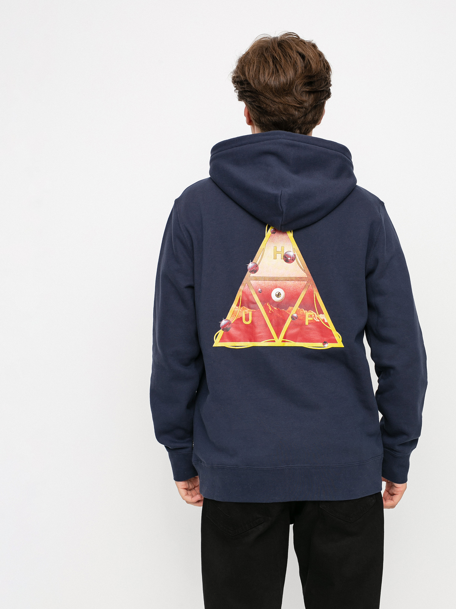 Bluza z kapturem HUF Altered State HD (navy)