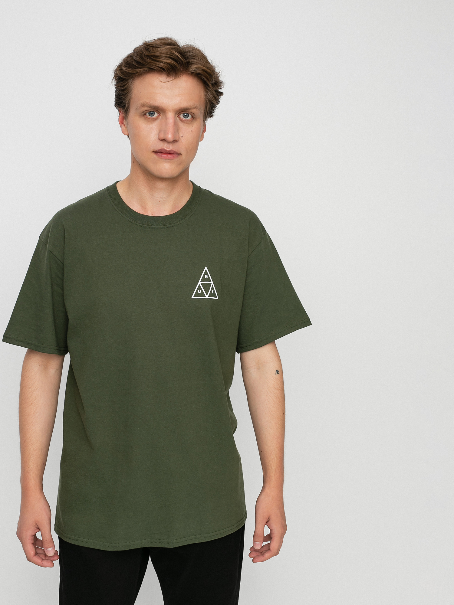 T-shirt HUF Essentials TT (olive)
