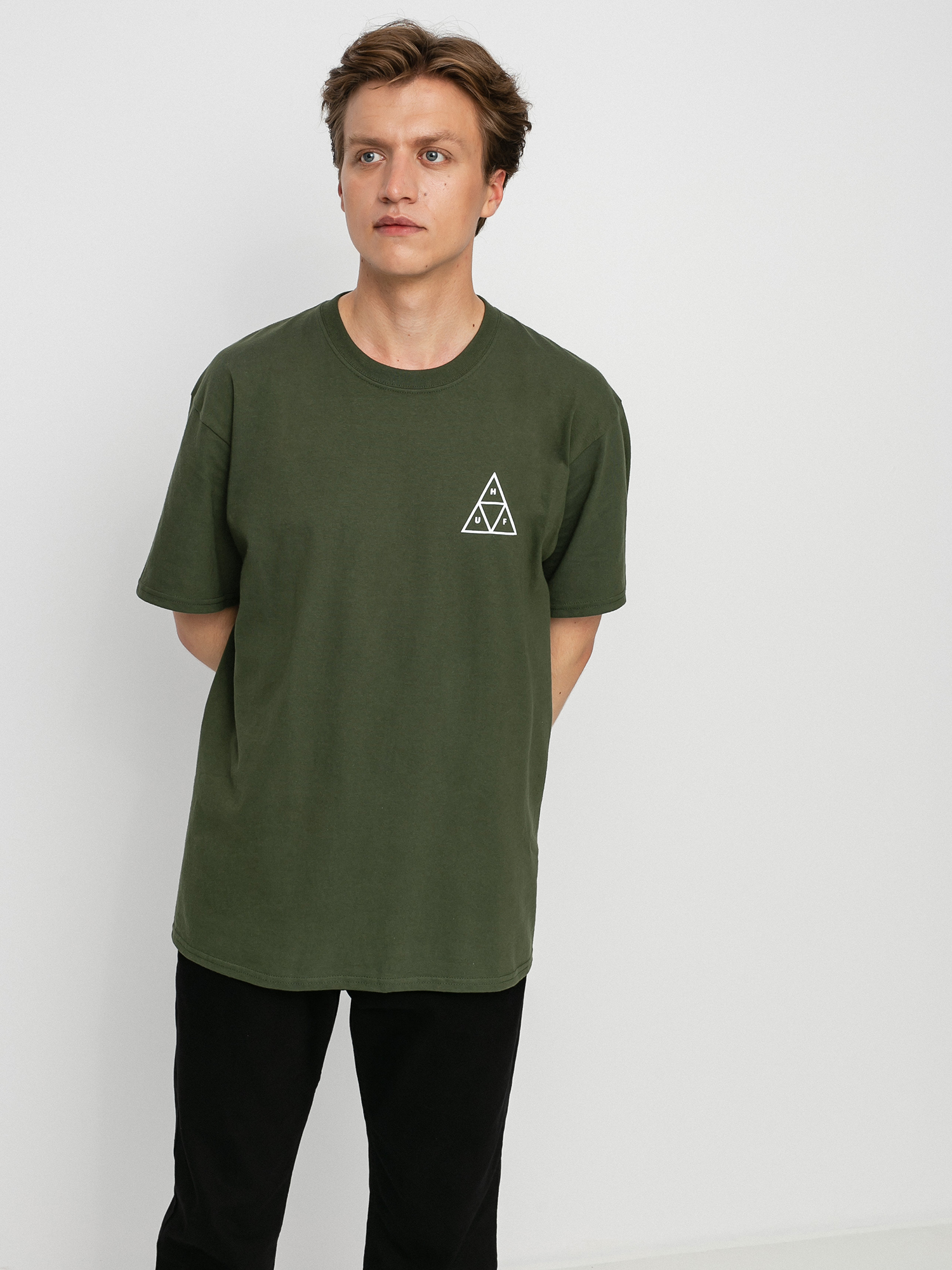 T-shirt HUF Essentials TT (olive)