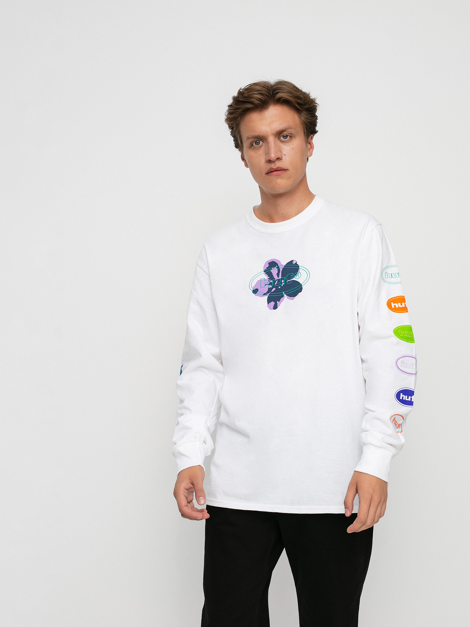 Longsleeve HUF Adored (white)
