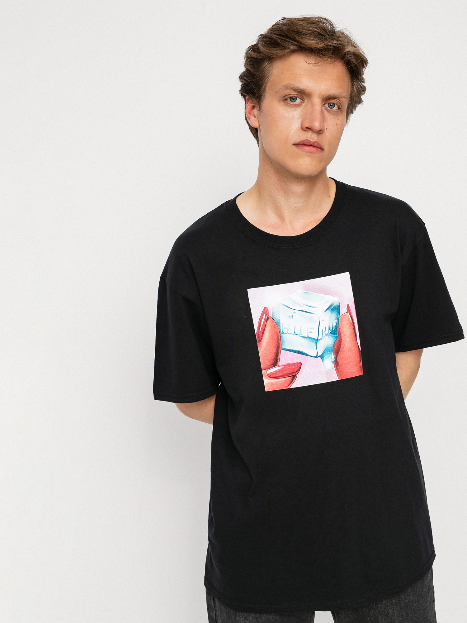 T-shirt HUF Ice Melts (black)