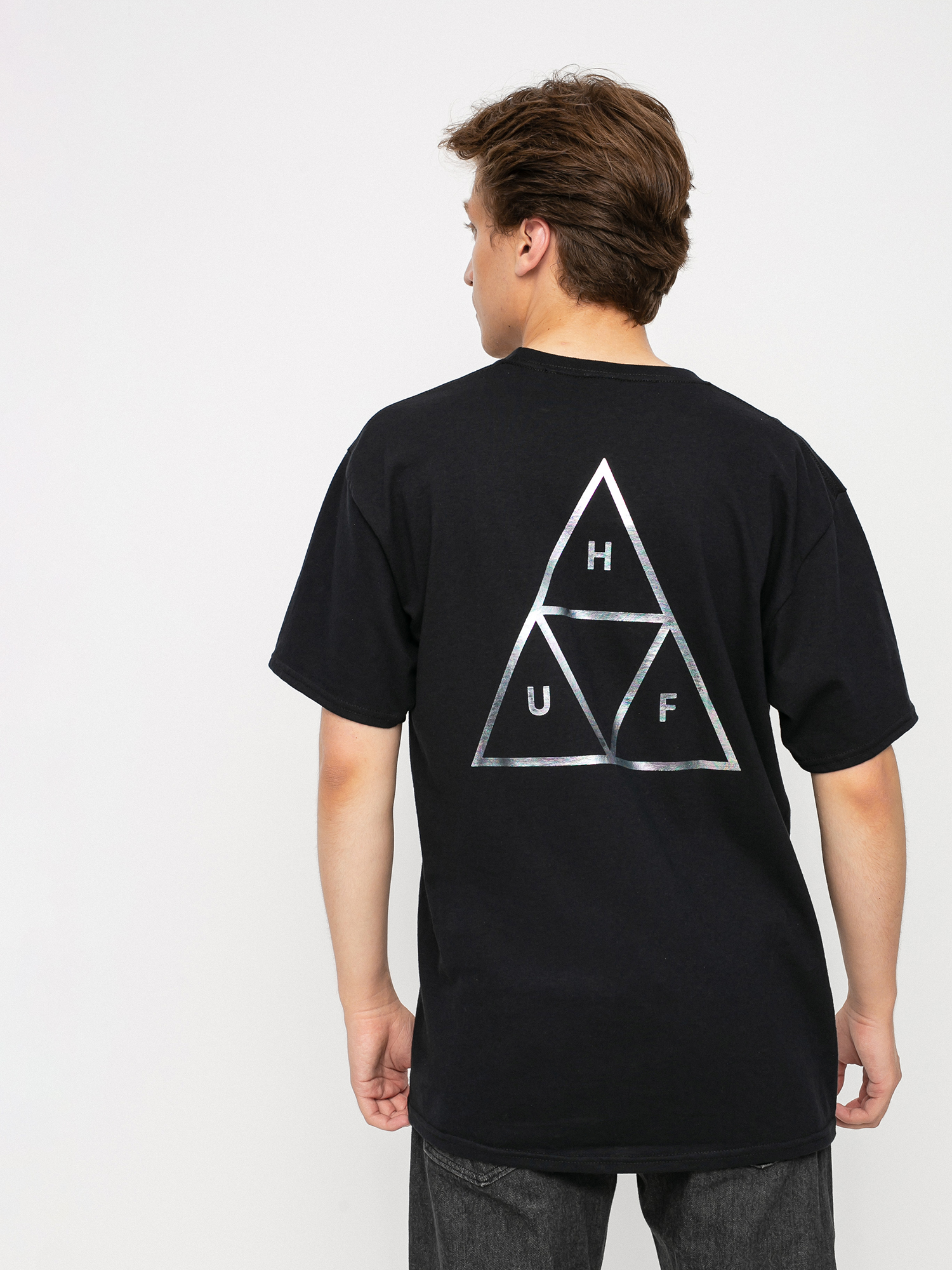T-shirt HUF Holoshine Foil (black)