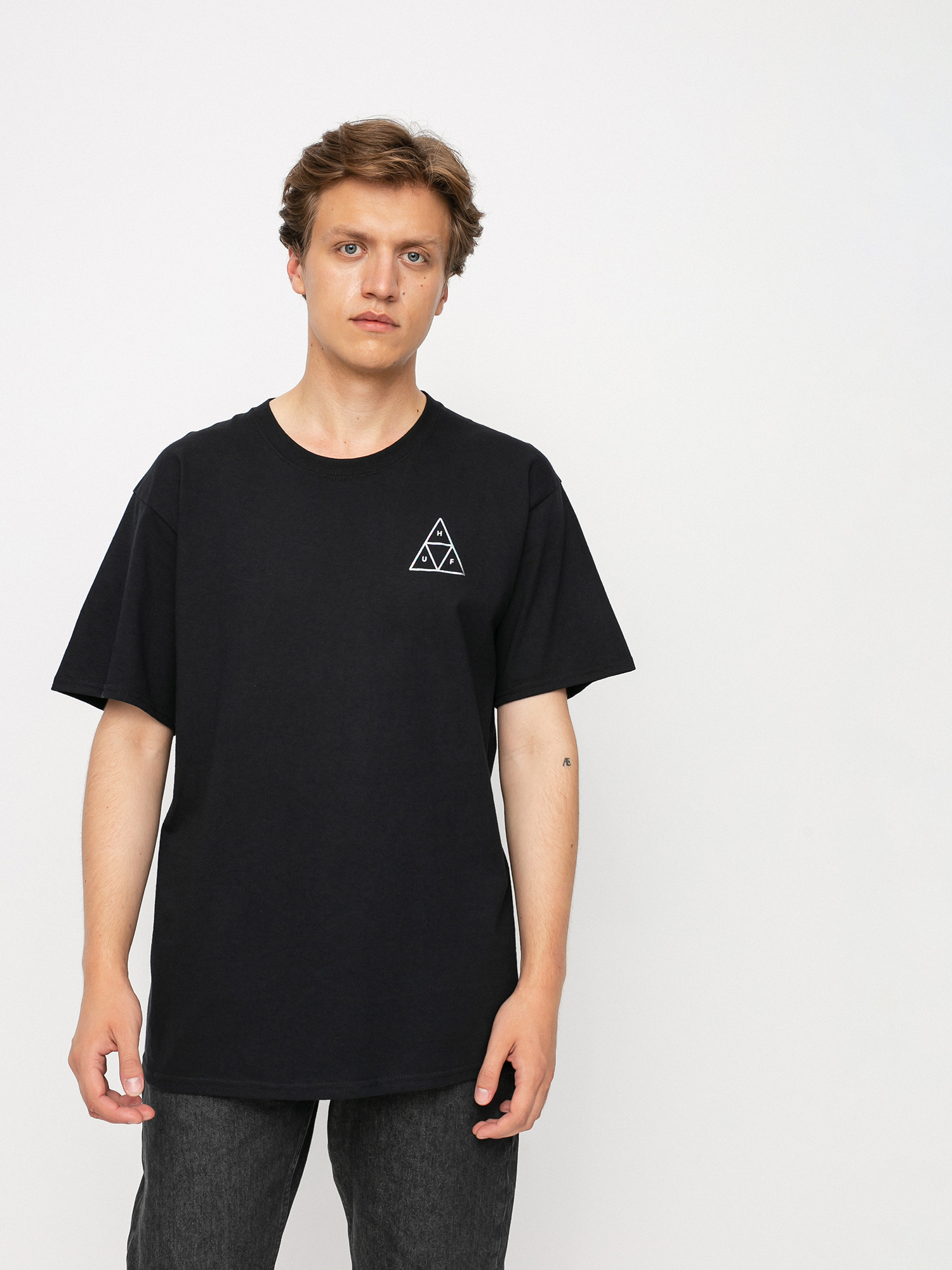 T-shirt HUF Holoshine Foil (black)