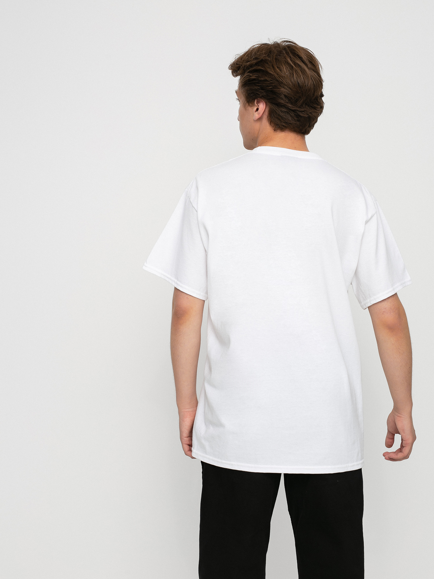 T-shirt HUF Foil Flower Box Logo (white)