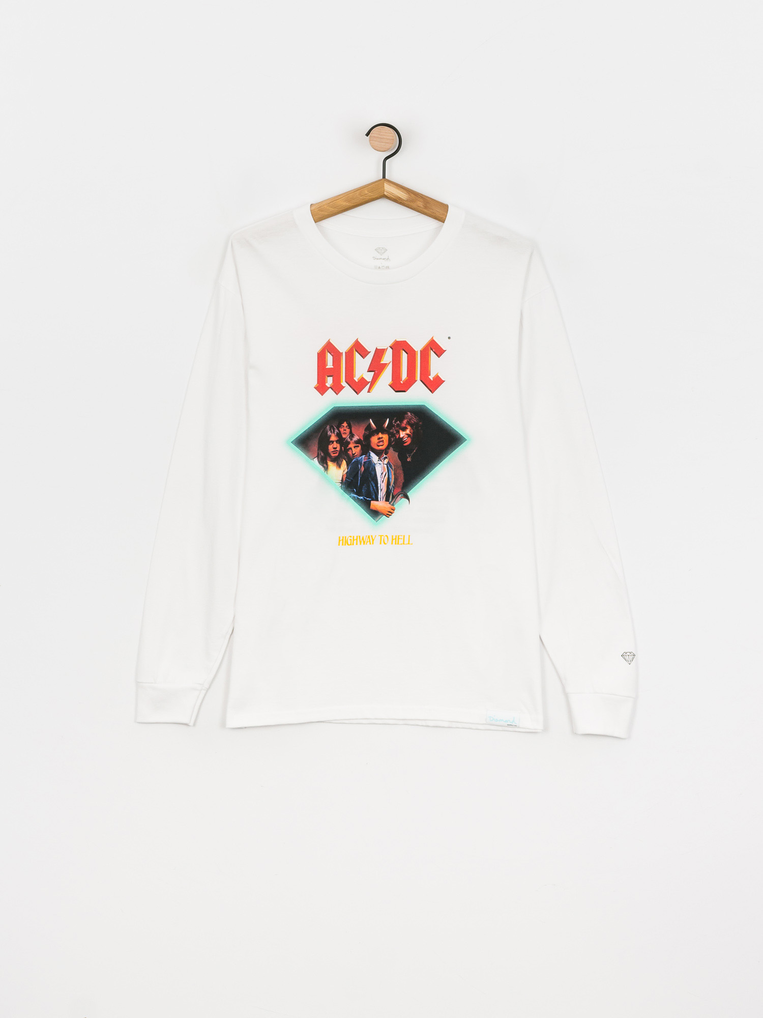 Longsleeve Diamond Supply Co. Highway To Hell (white)