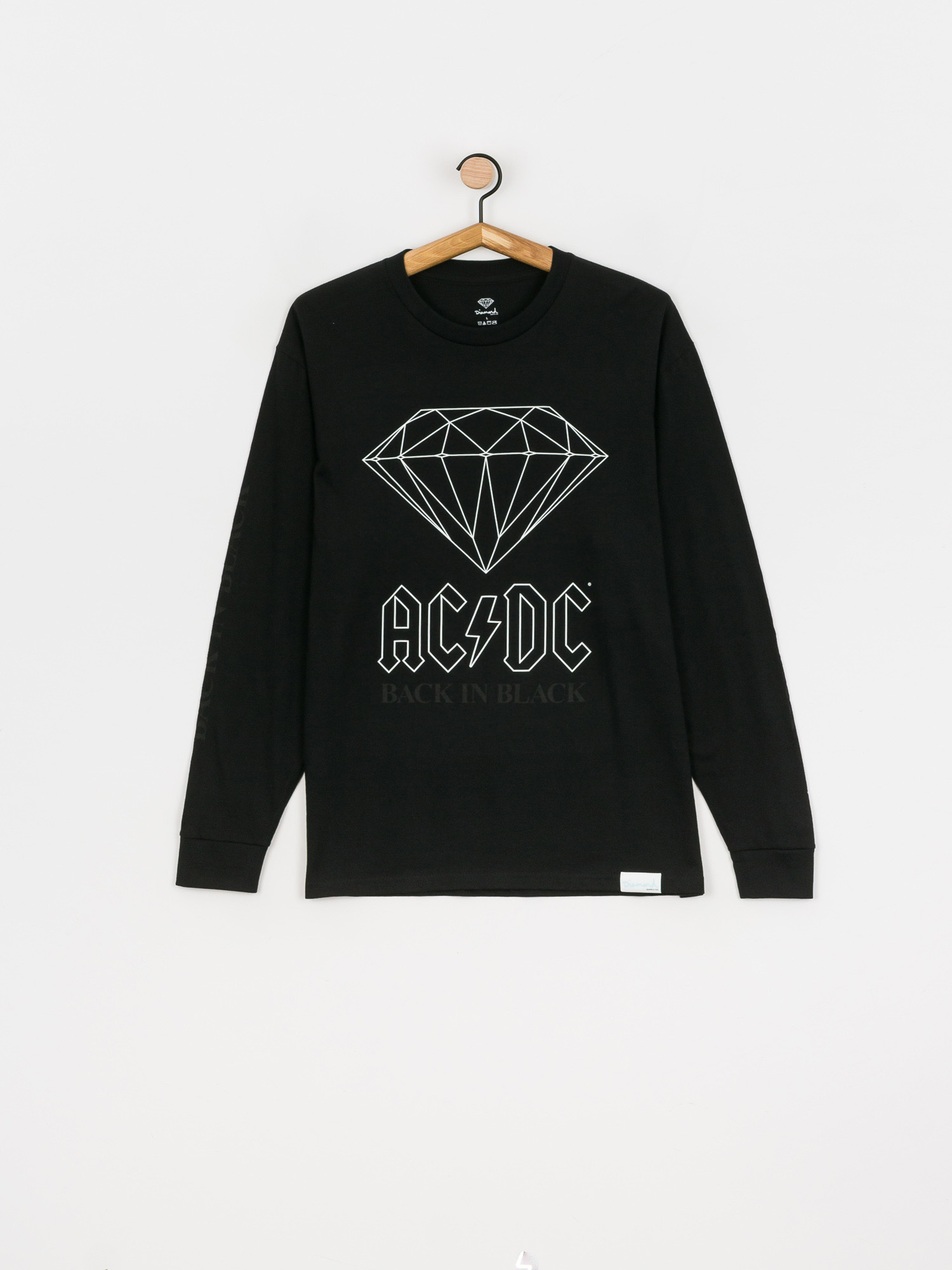 Longsleeve Diamond Supply Co. Back In Black (black)