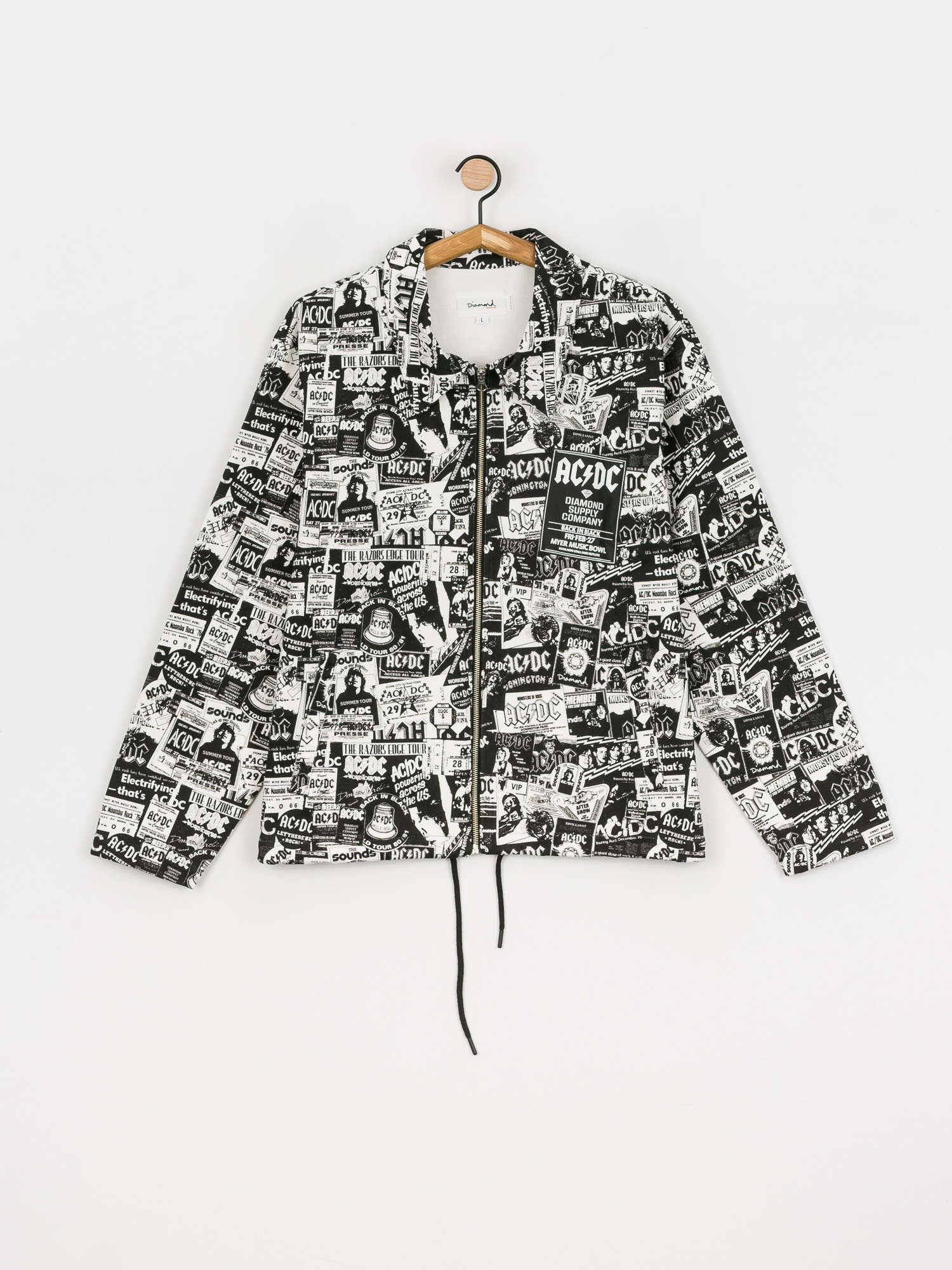 Kurtka Diamond Supply Co. World Tour (black/white)