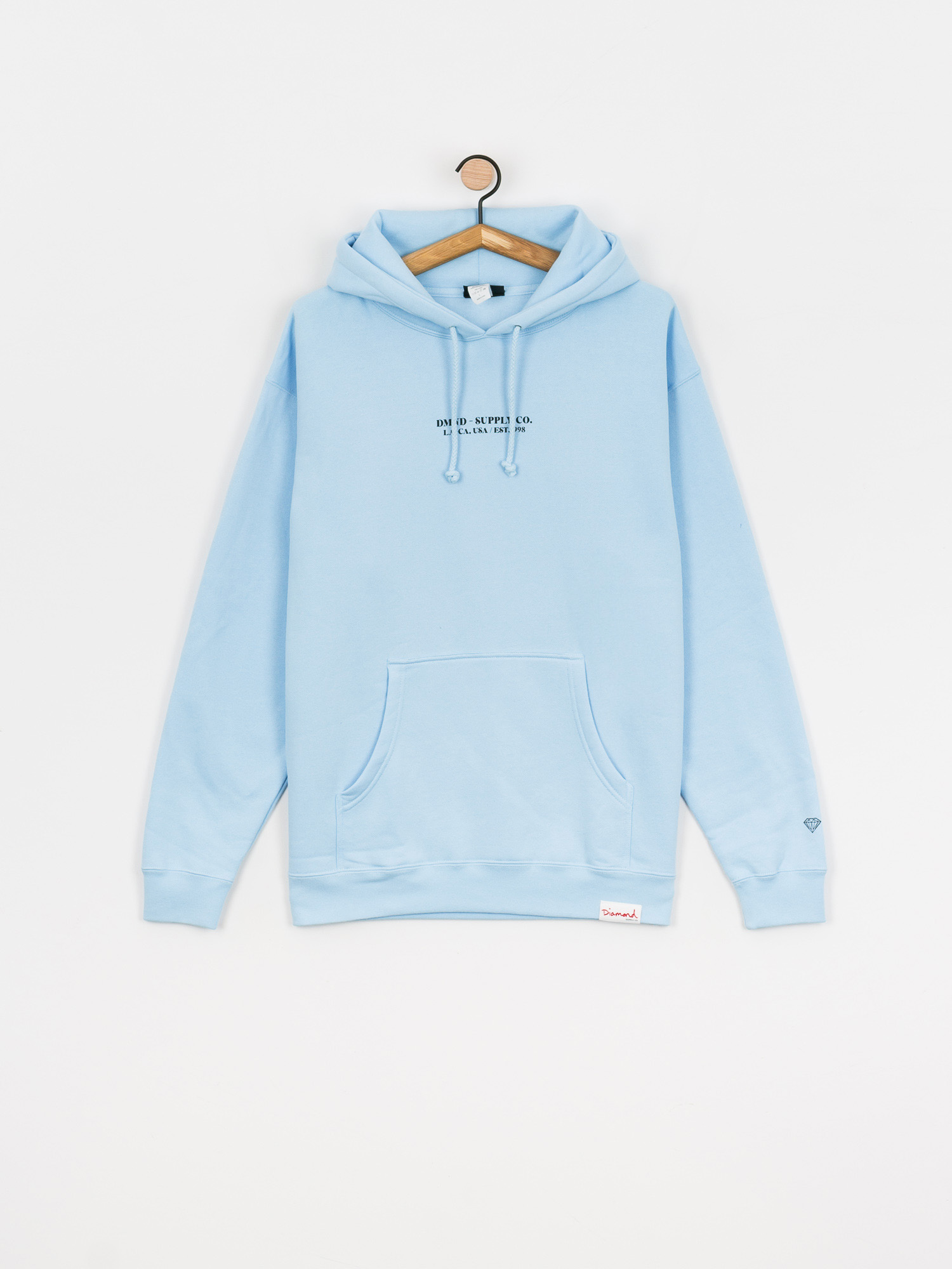 Bluza z kapturem Diamond Supply Co. Est. 1998 HD (baby blue)
