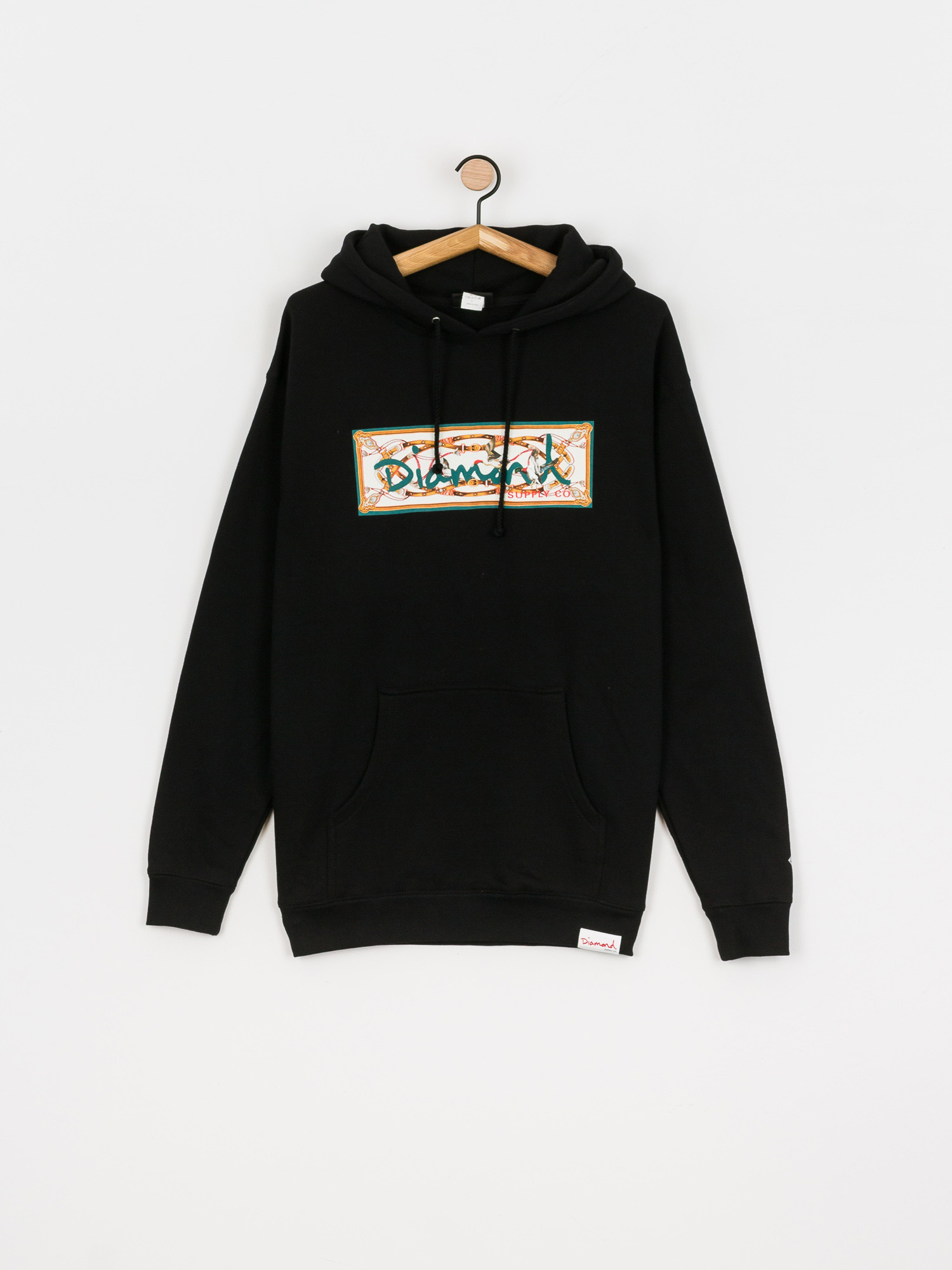 Bluza z kapturem Diamond Supply Co. Chesapeake Box Logo HD (black)