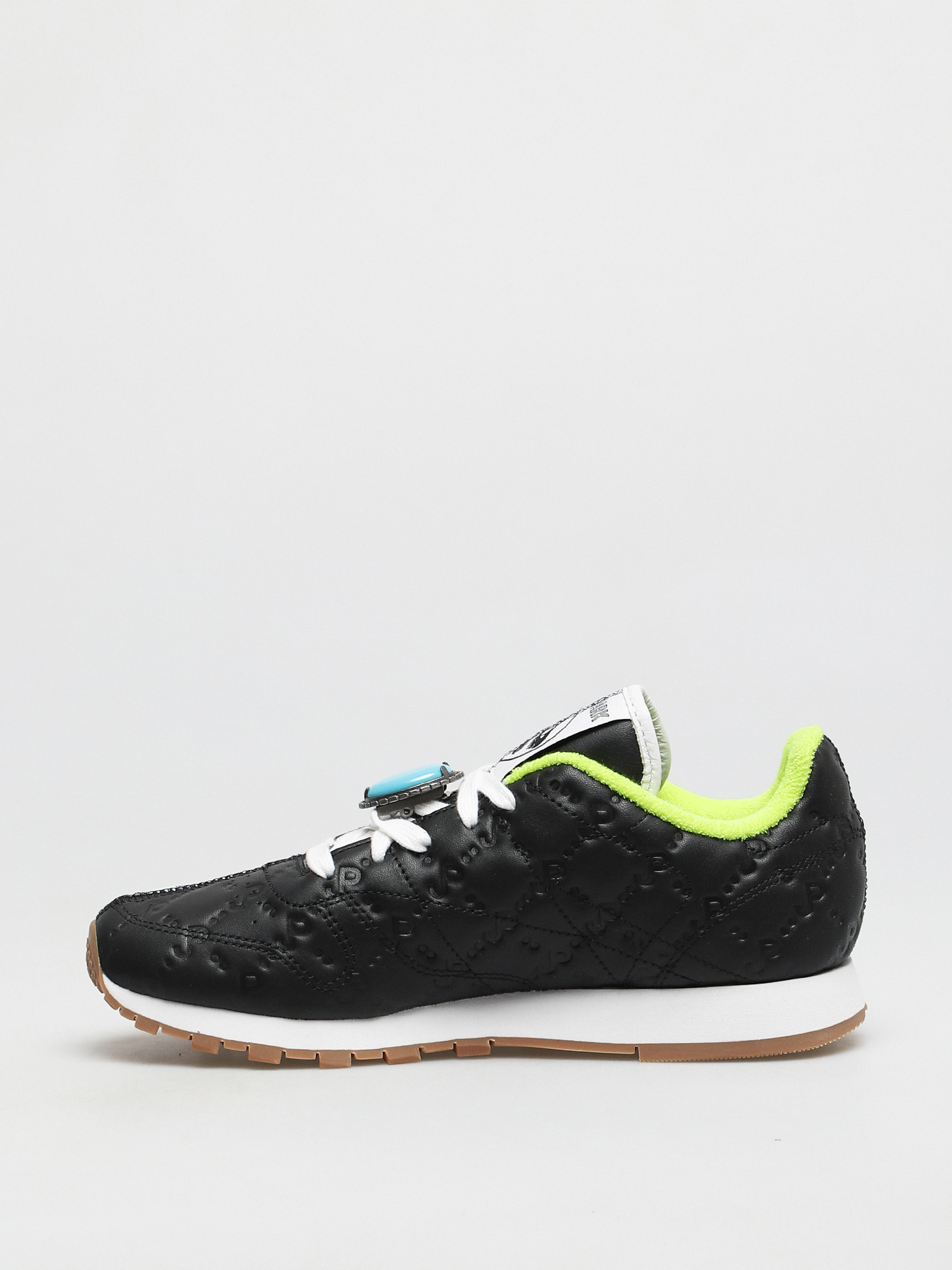 Buty Reebok X Jurassic Park Cl Leather (black/ftwwht/aciyel)