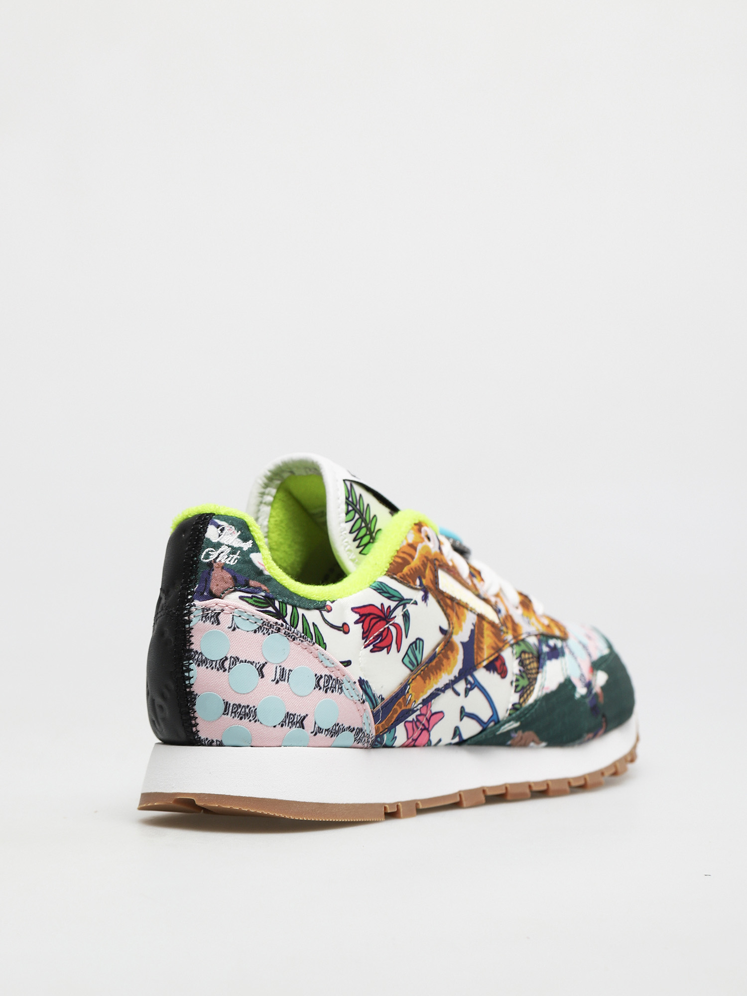 Buty Reebok X Jurassic Park Cl Leather (black/ftwwht/aciyel)