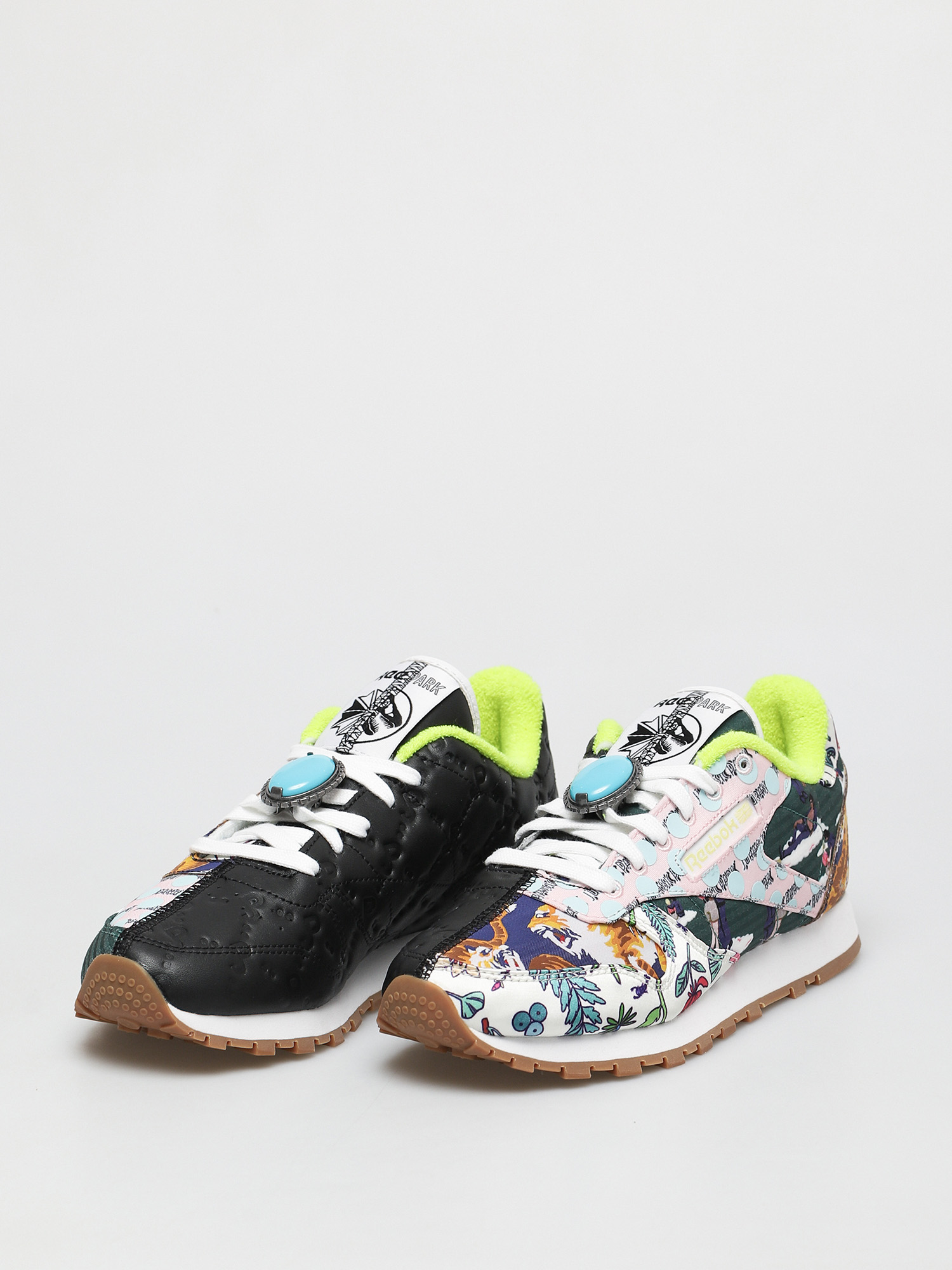 Buty Reebok X Jurassic Park Cl Leather (black/ftwwht/aciyel)
