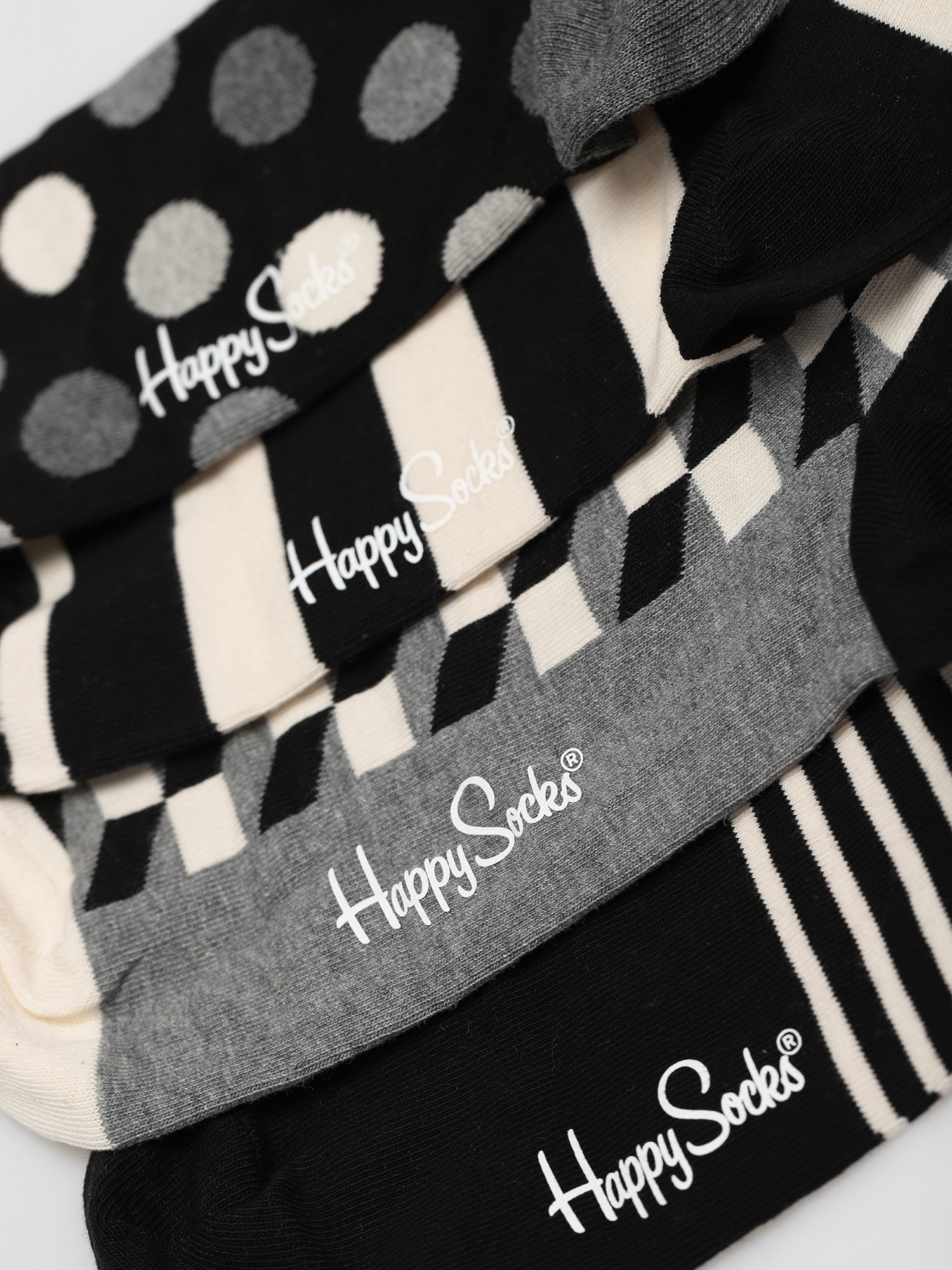 Skarpetki Happy Socks Classic Black&Whites Gift Set 4Pk (black/white)