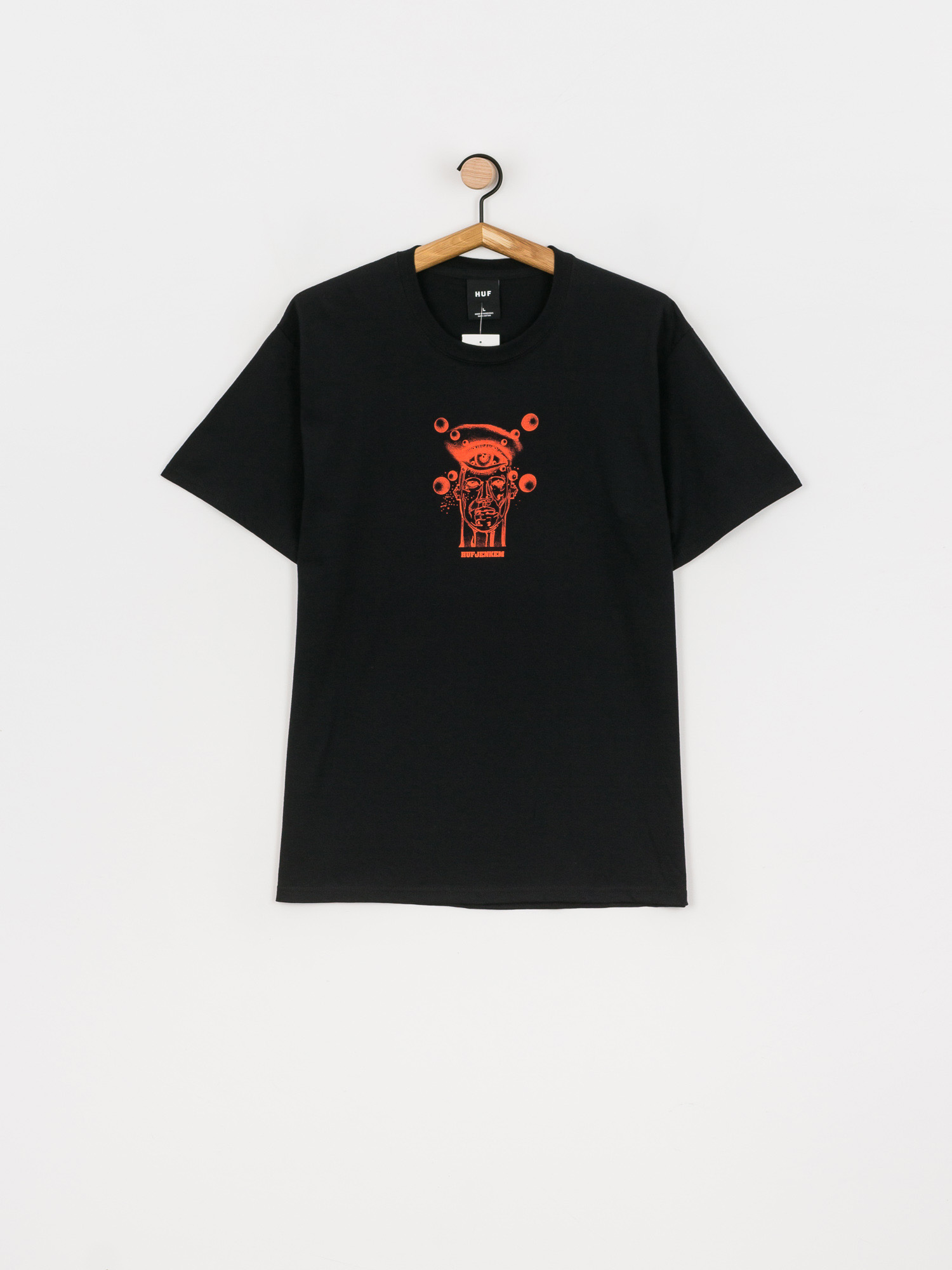 T-shirt HUF x JENKEM Deep Enlightenment (black)