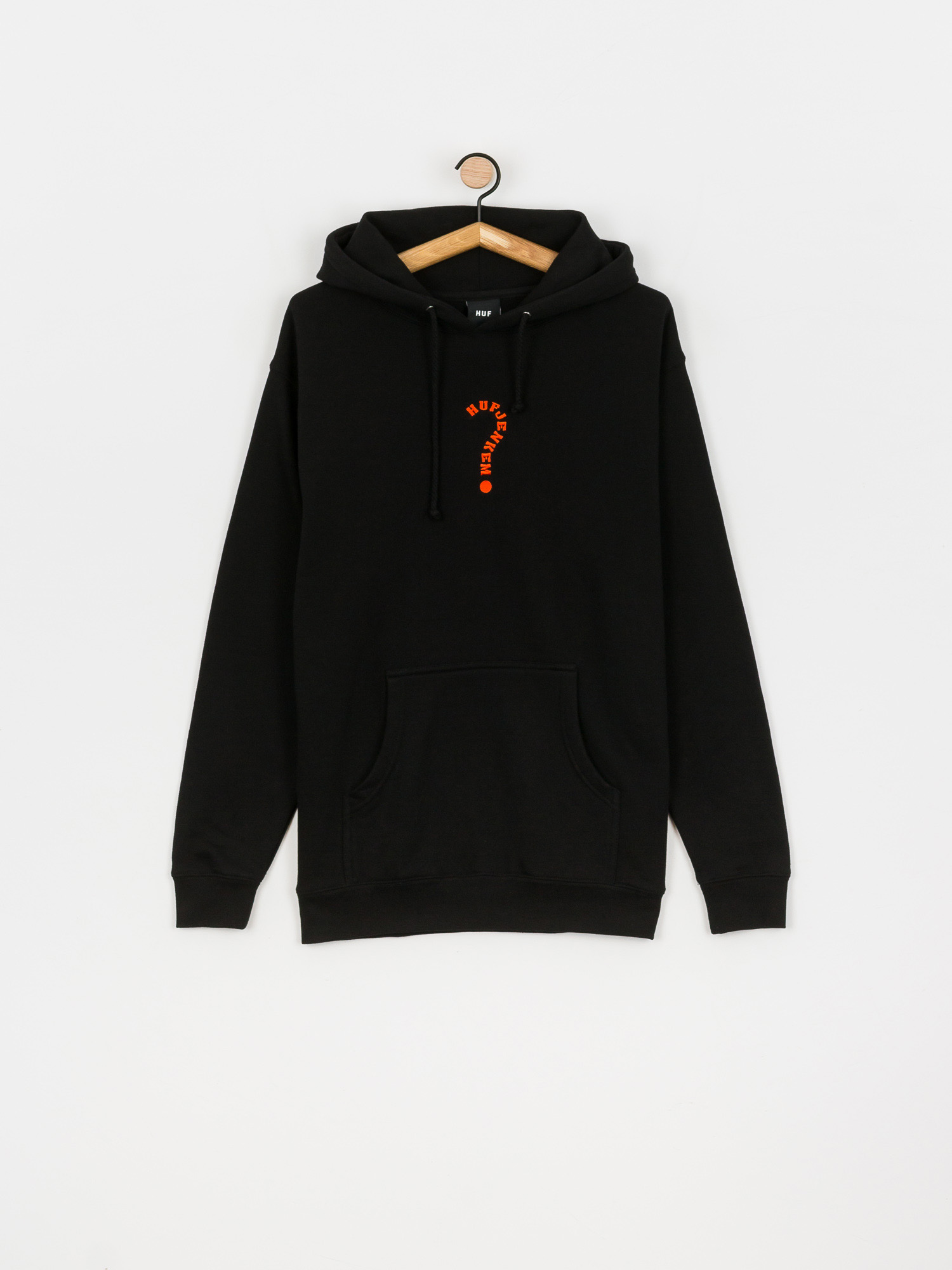 Bluza z kapturem HUF x JENKEM The Portal HD (black)