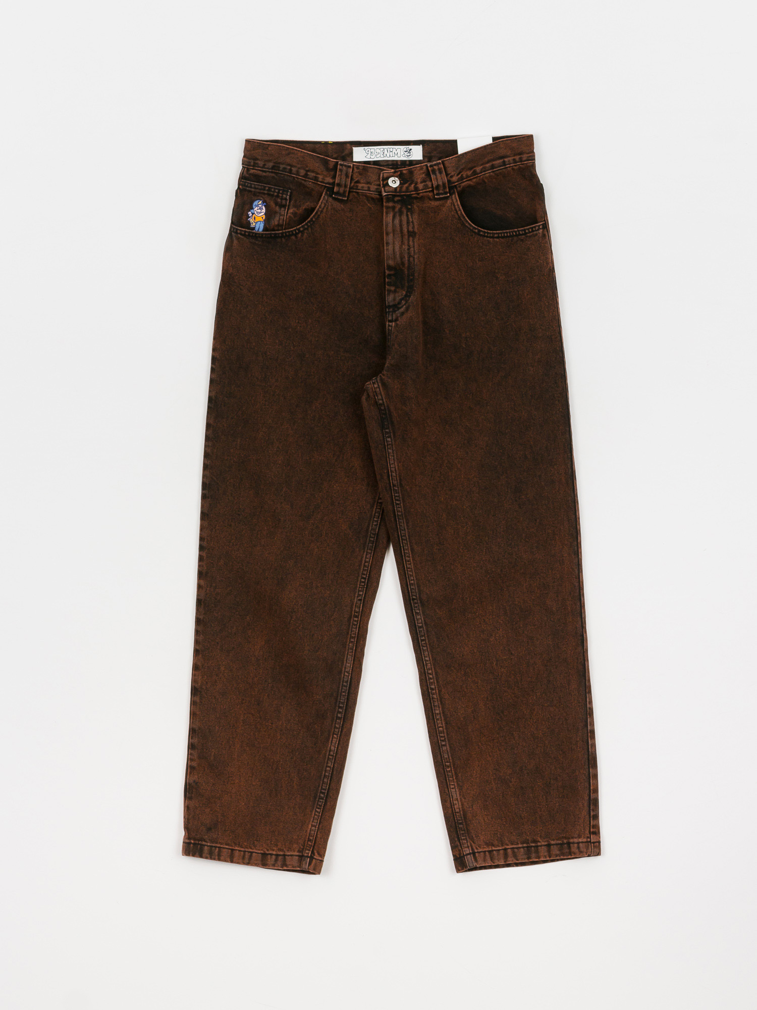 Spodnie Polar Skate 93 Denim (orange black)