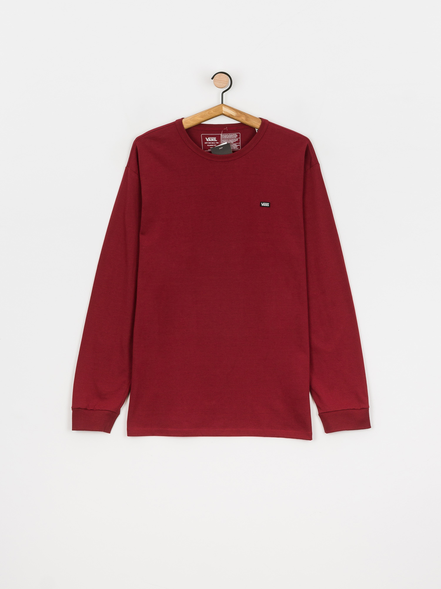 Longsleeve Vans Off The Wall Classic (pomegranate)