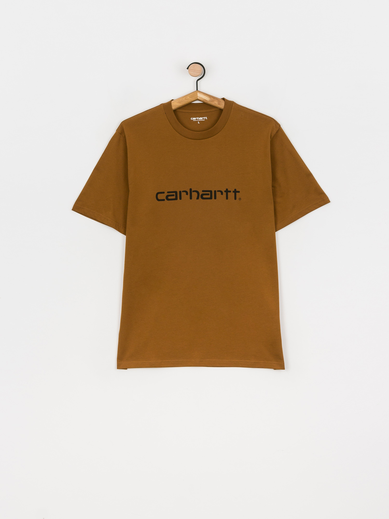 T-shirt Carhartt WIP Script (hamilton brown/black)