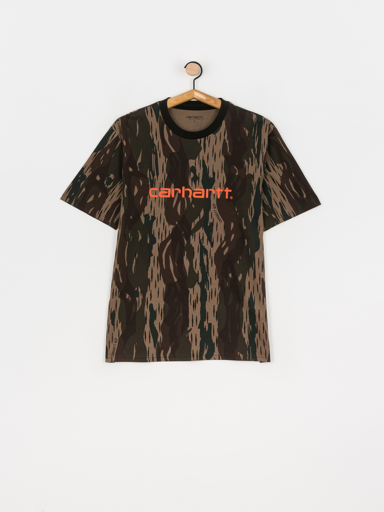 T-shirt Carhartt WIP Script (camo unite/copperton)