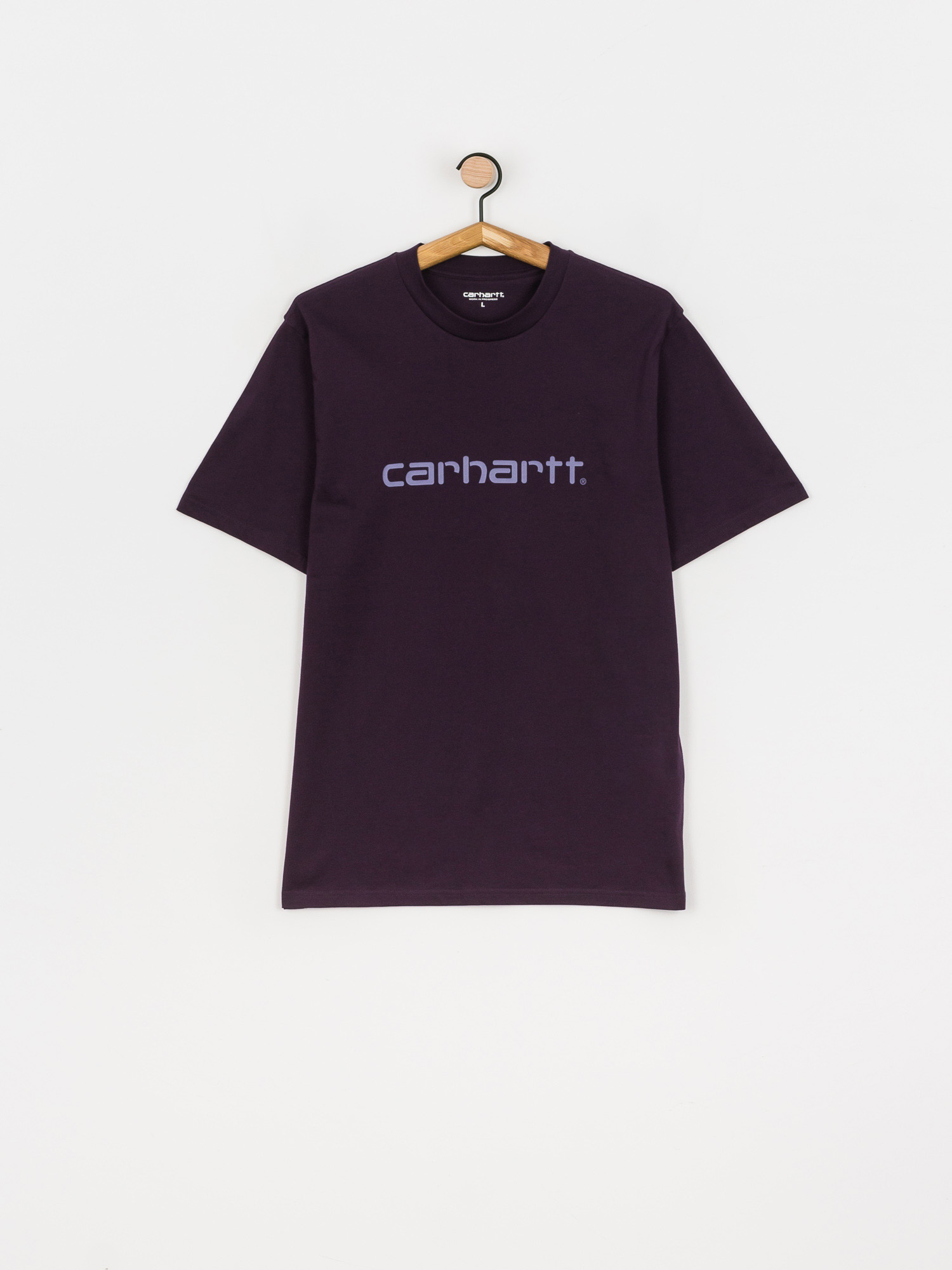 T-shirt Carhartt WIP Script (dark iris/cold viola)