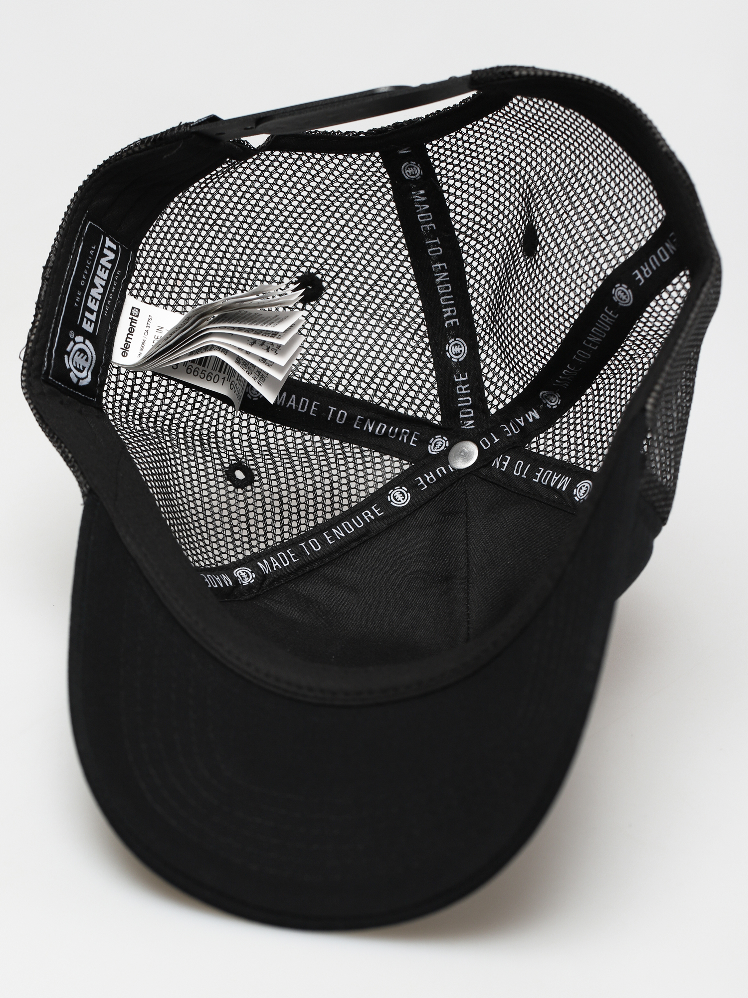 Czapka z daszkiem Element Icon Mesh (all black)