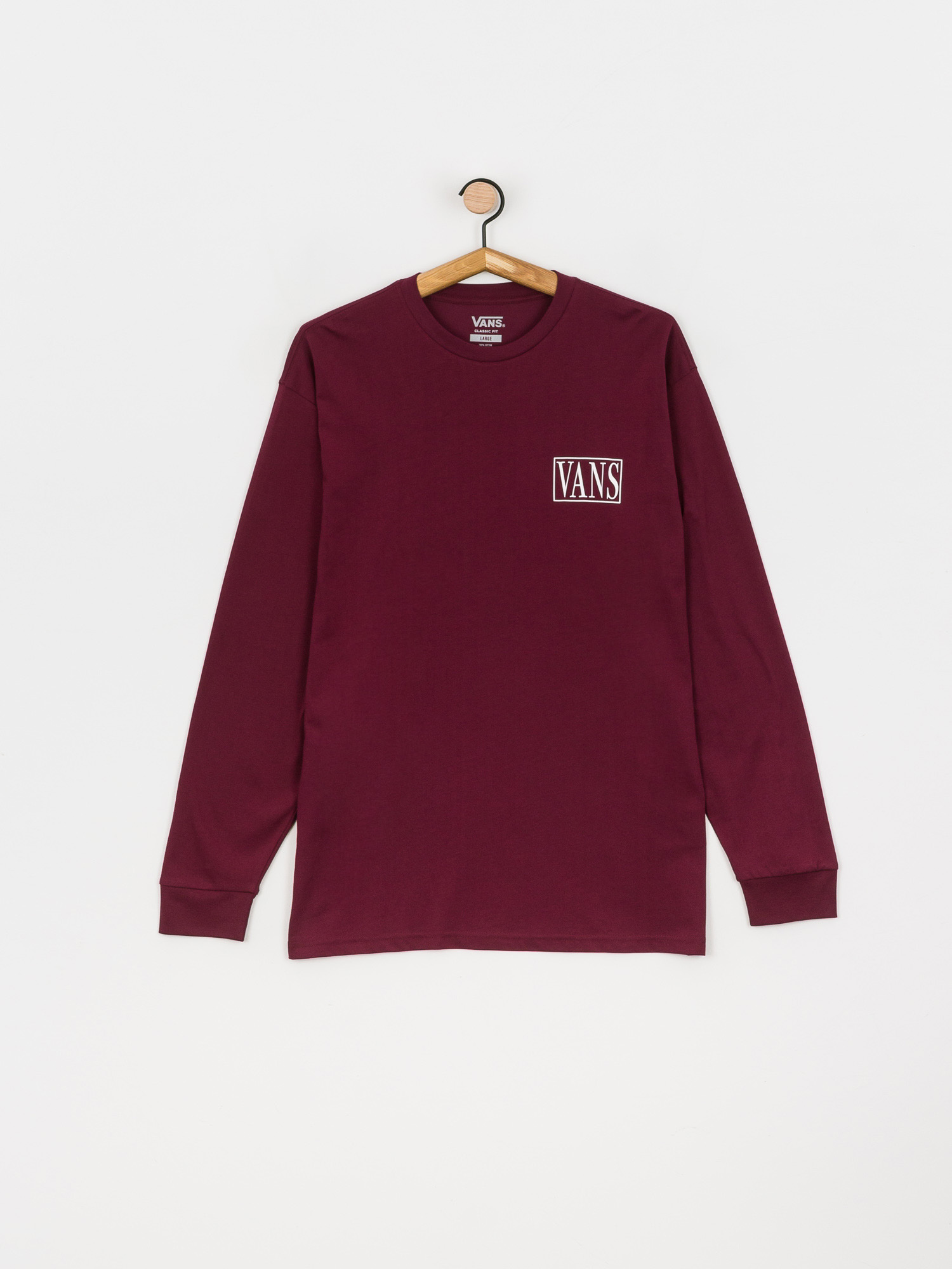 Longsleeve Vans Rose Box (burgundy)