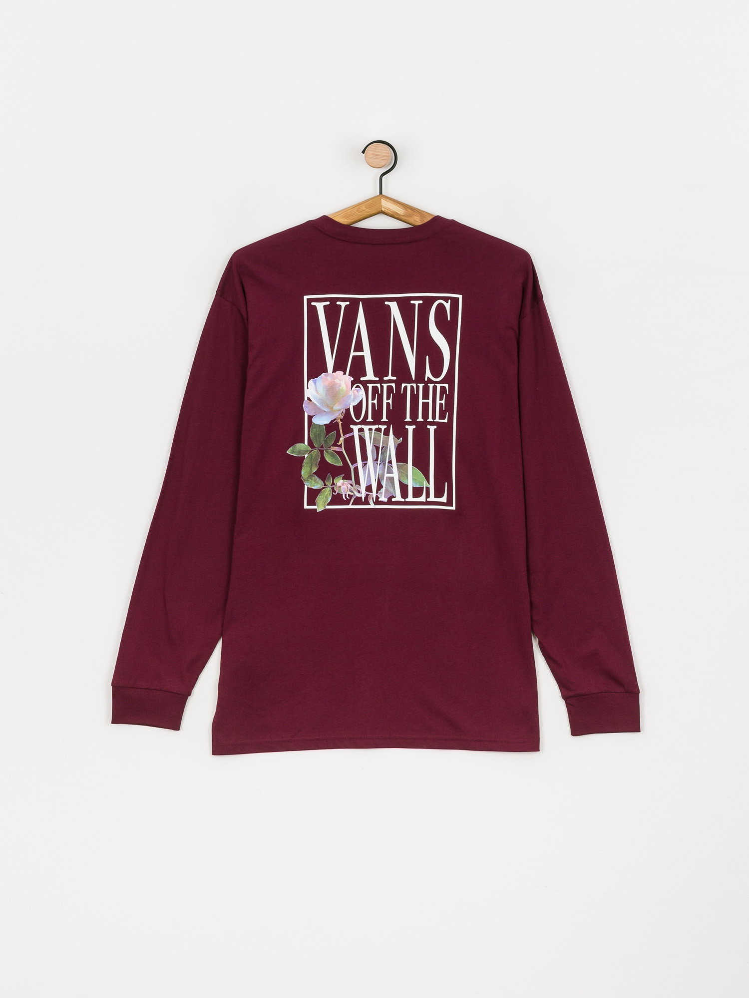 Longsleeve Vans Rose Box (burgundy)