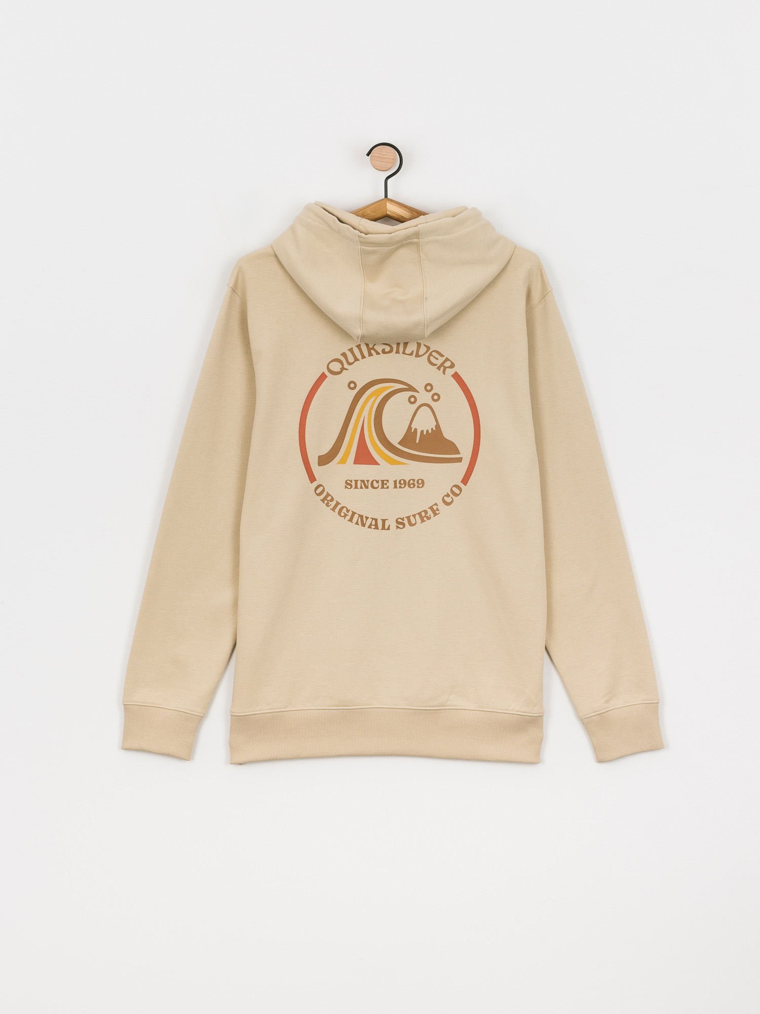 Bluza z kapturem Quiksilver Mirror Logo HD (oatmeal)