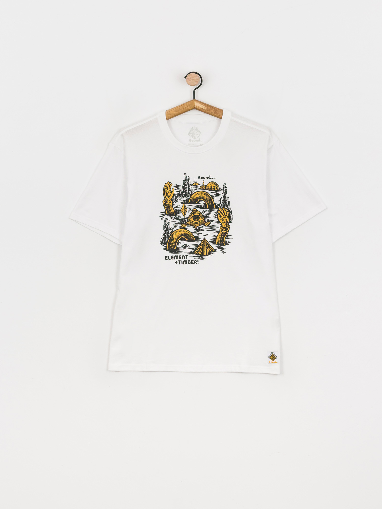 T-shirt Element Cracks (optic white)