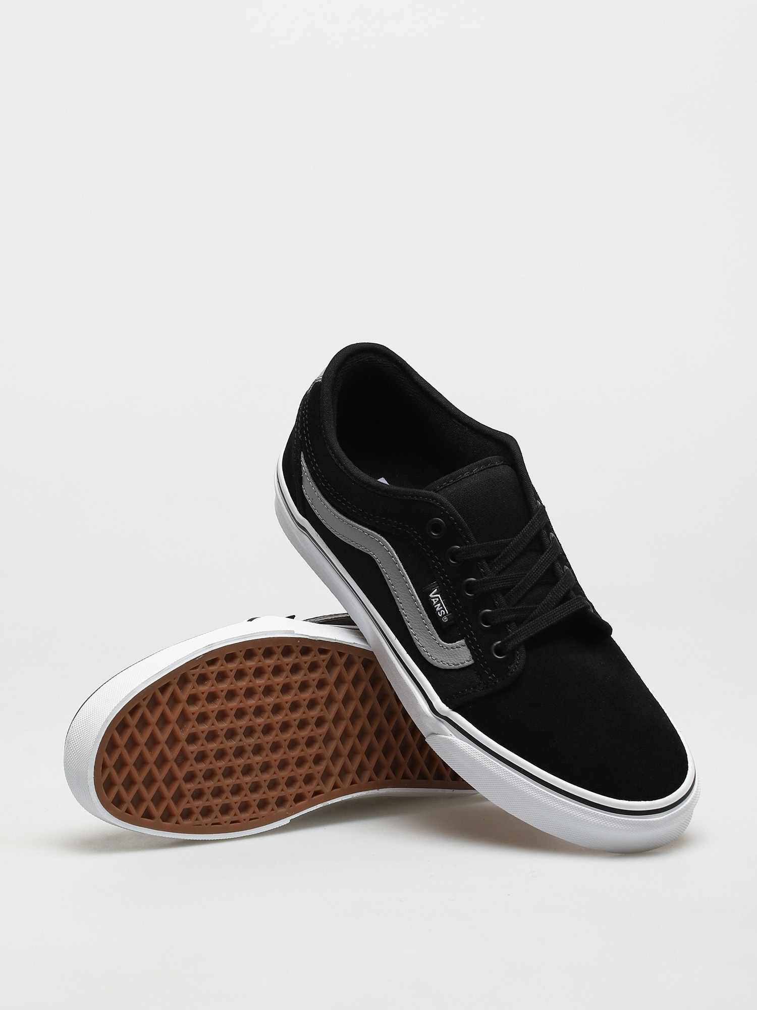 Buty Vans Chukka Low Sidestripe (black/gray/white)