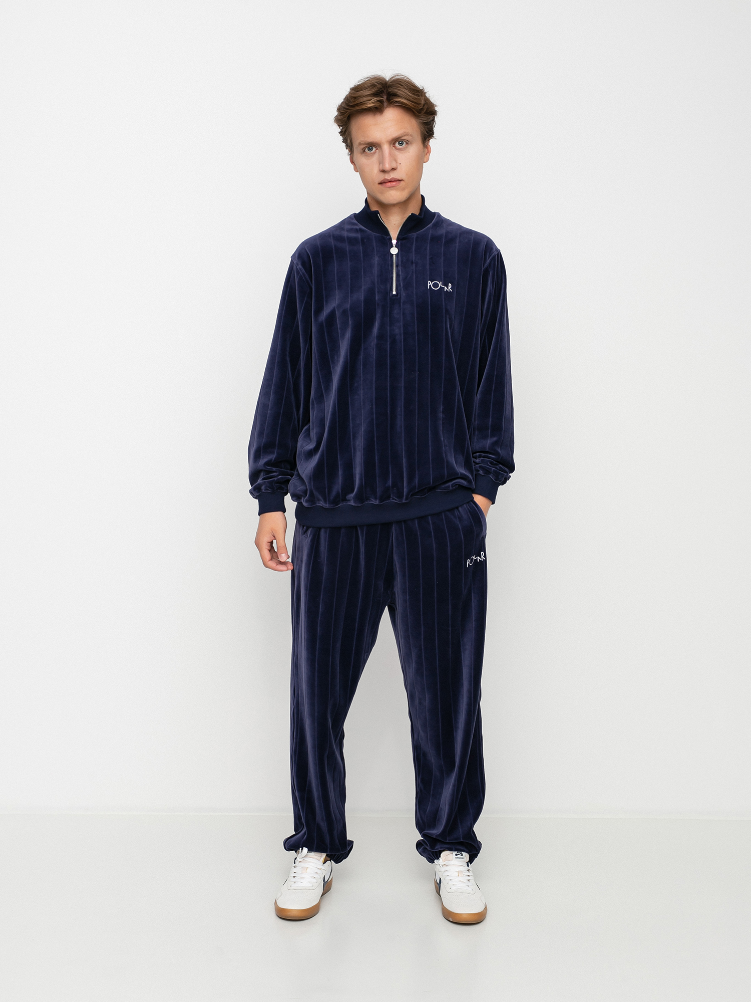 Bluza Polar Skate Velour Zipneck (rich navy)