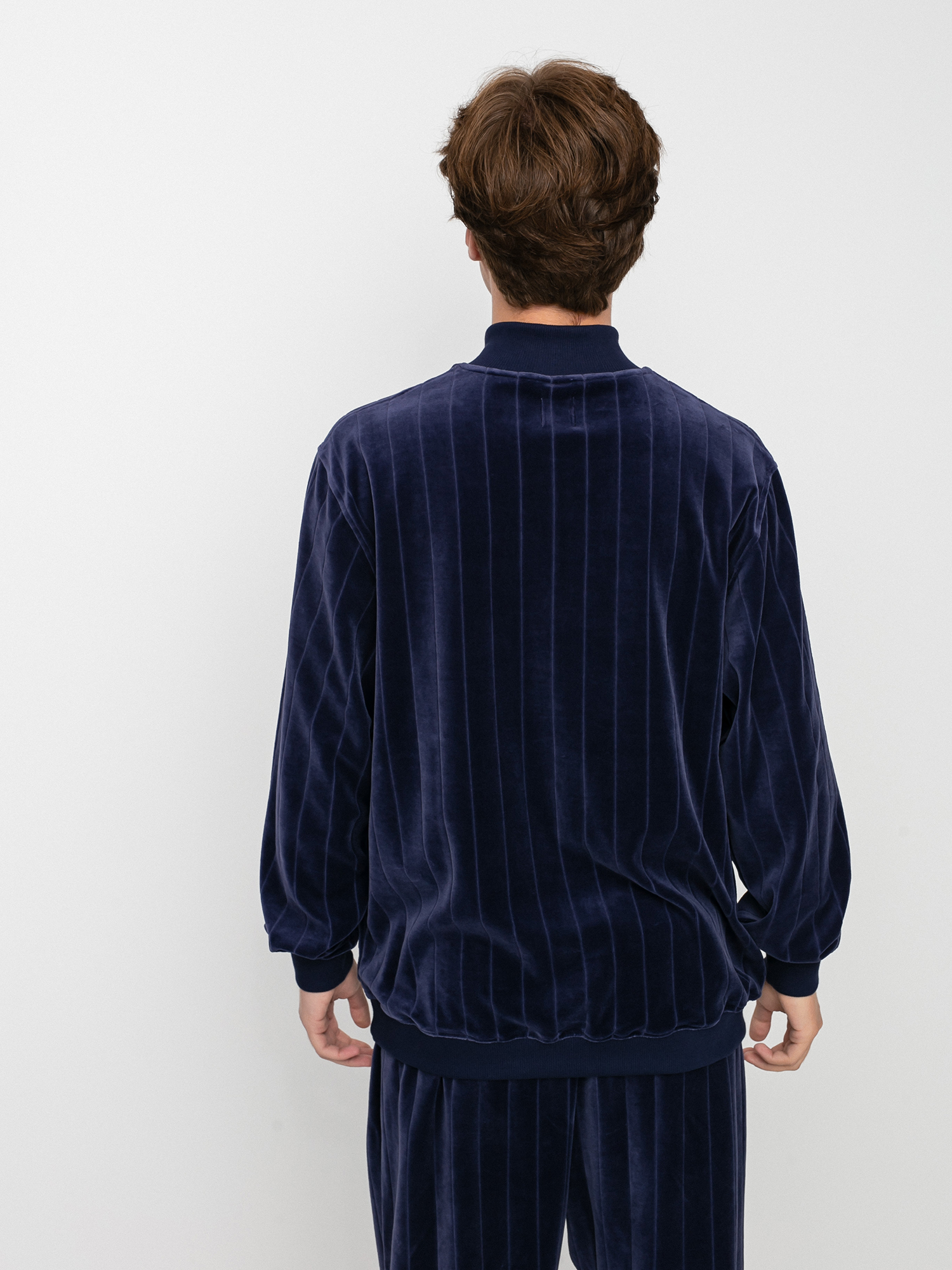 Bluza Polar Skate Velour Zipneck (rich navy)