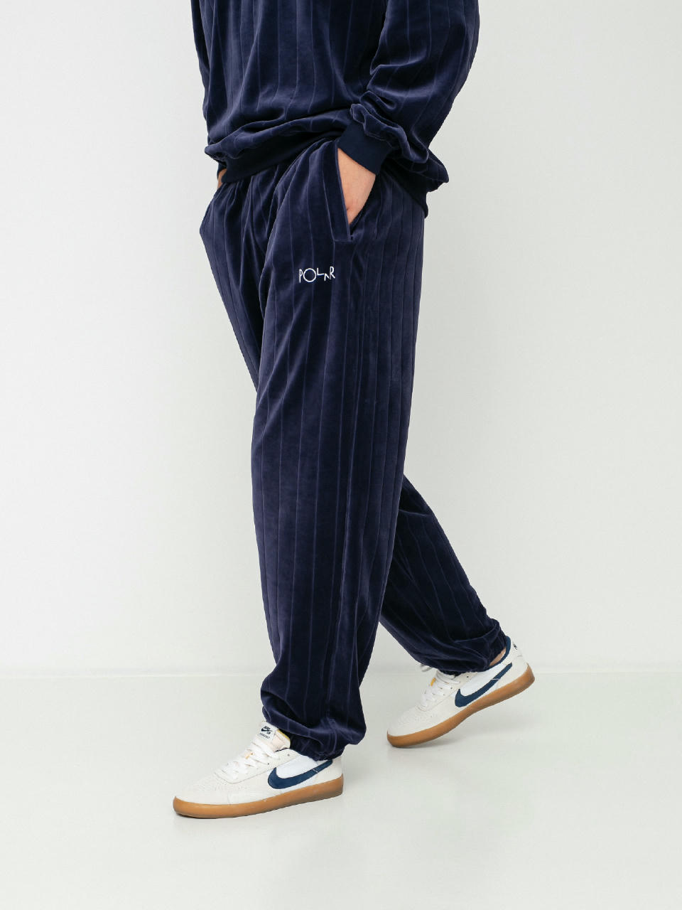 Spodnie Polar Skate Velour (rich navy)