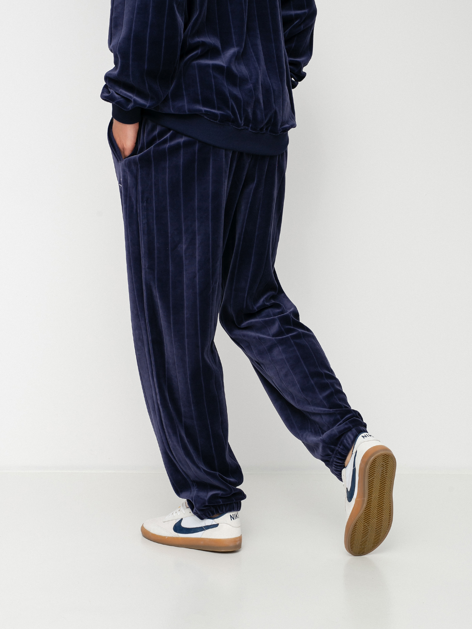 Spodnie Polar Skate Velour (rich navy)