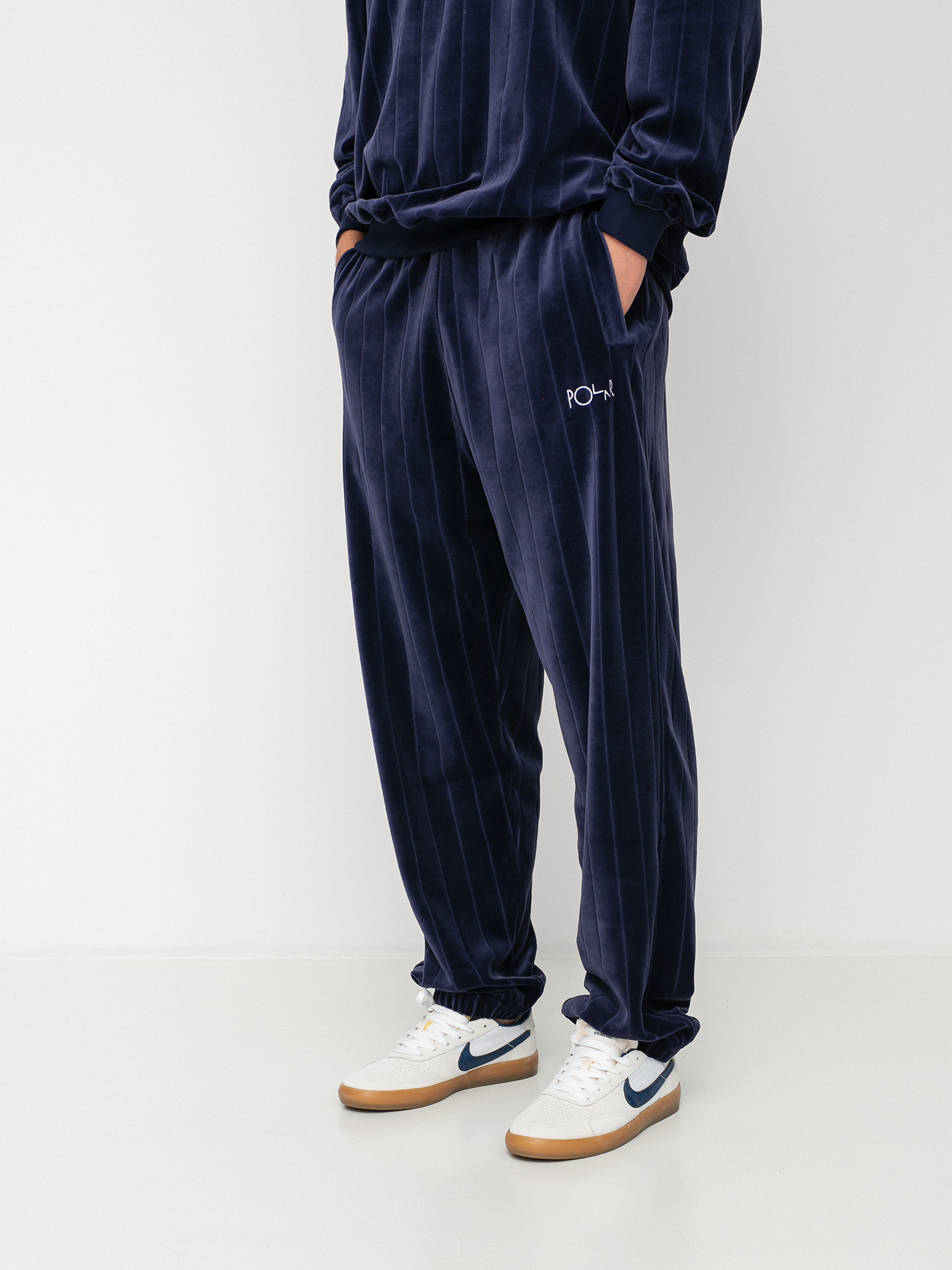 Spodnie Polar Skate Velour (rich navy)