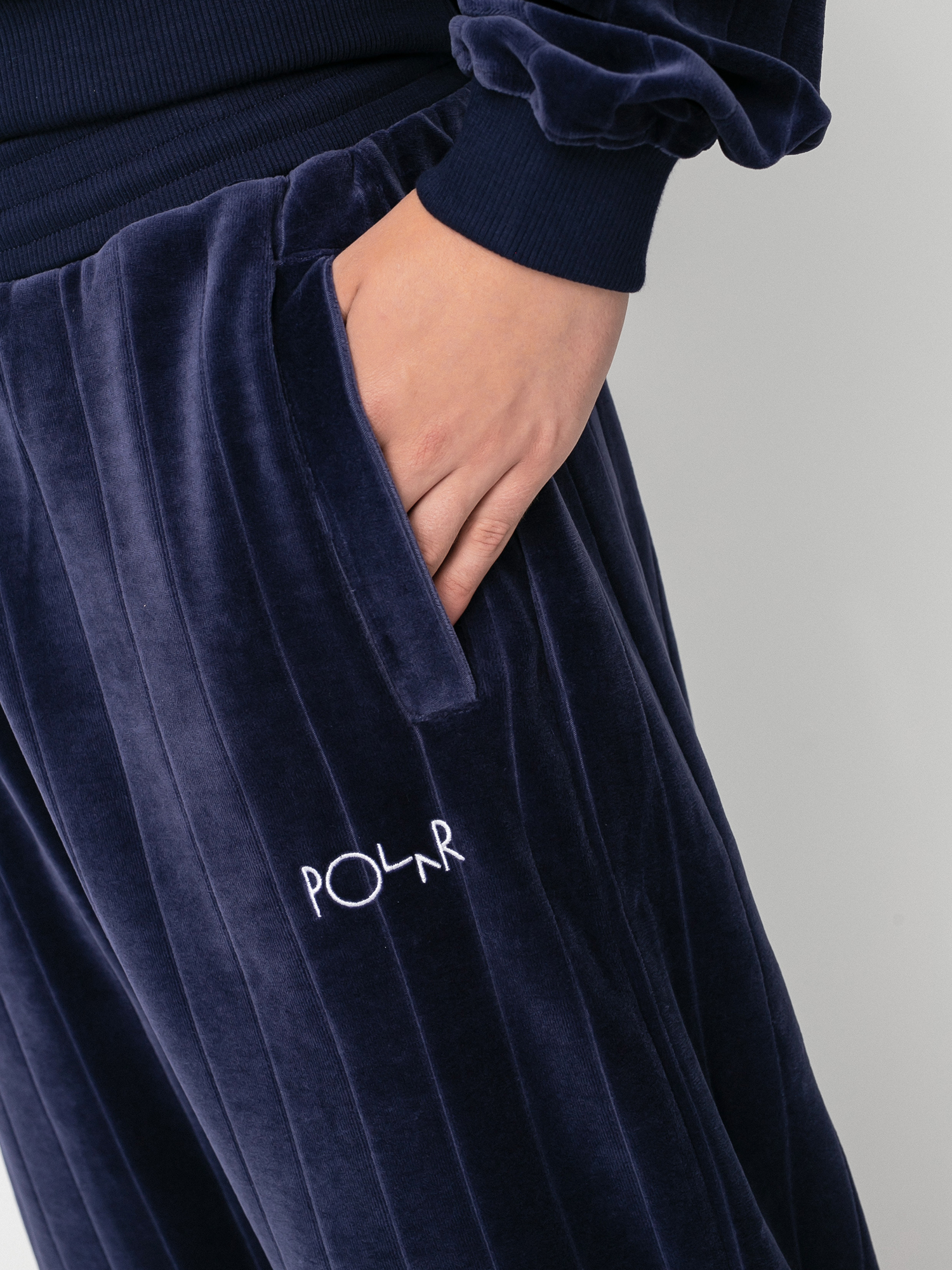 Spodnie Polar Skate Velour (rich navy)