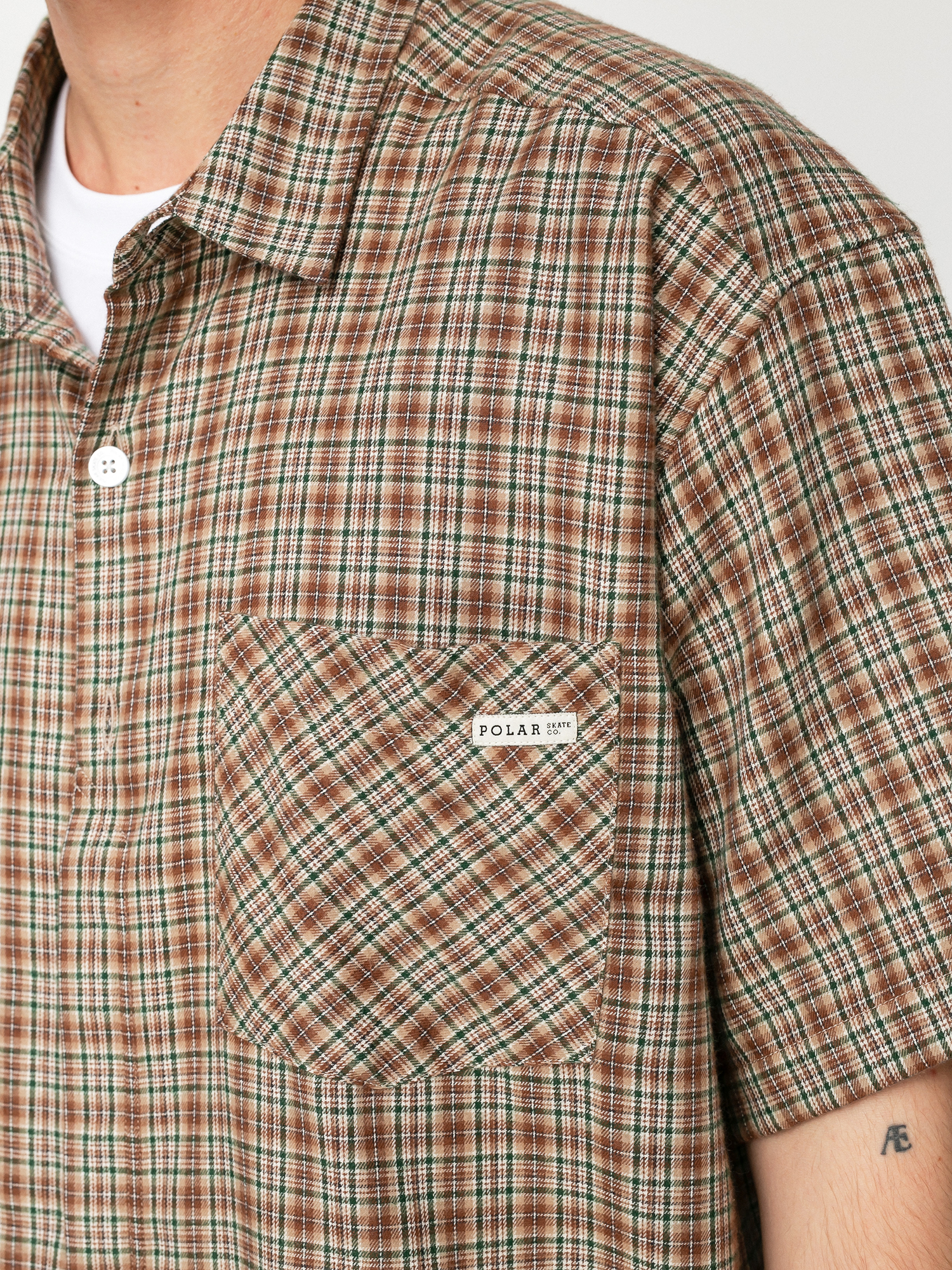 Koszula Polar Skate Mitchell Flannel (brown)