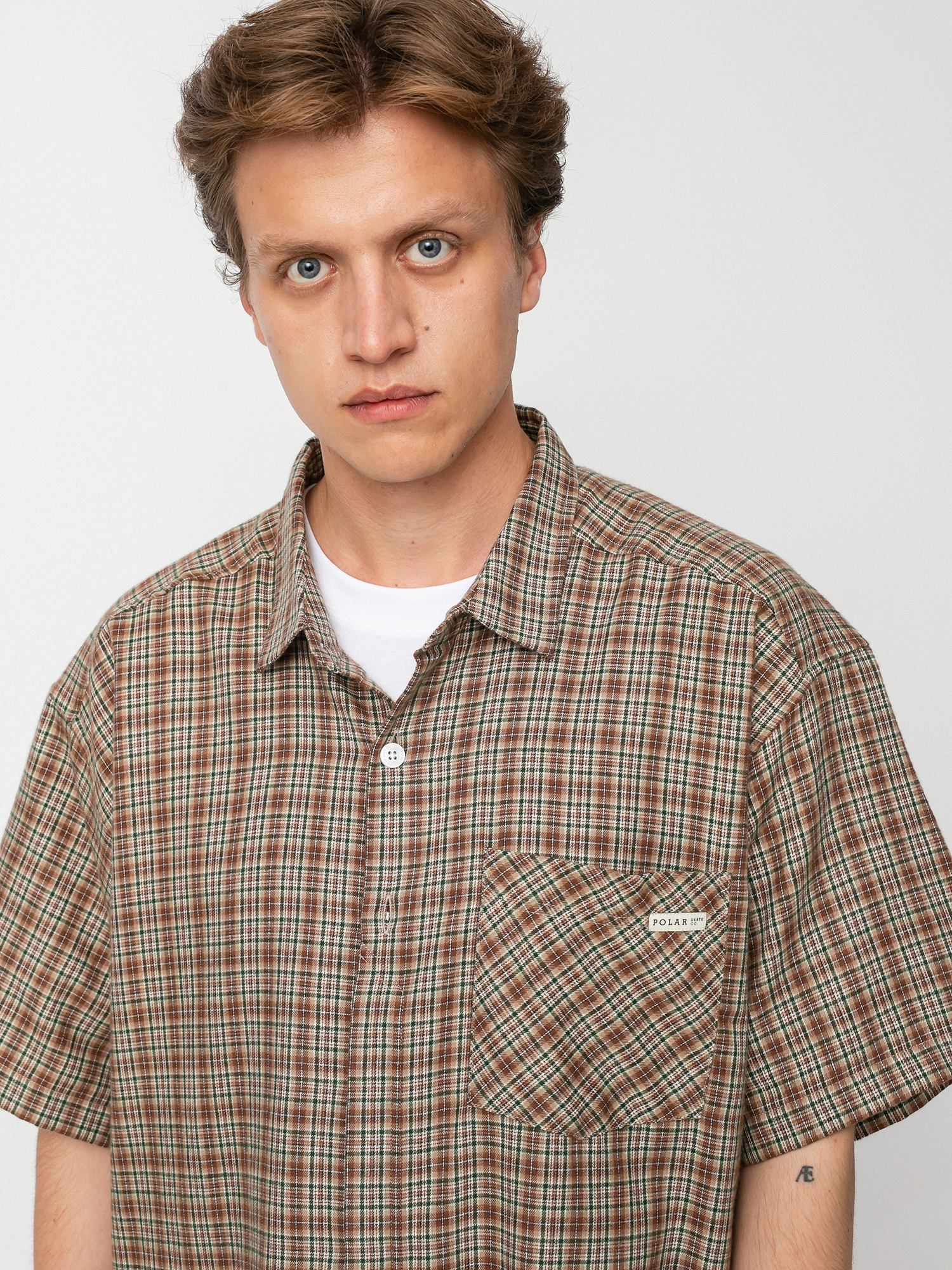 Koszula Polar Skate Mitchell Flannel (brown)