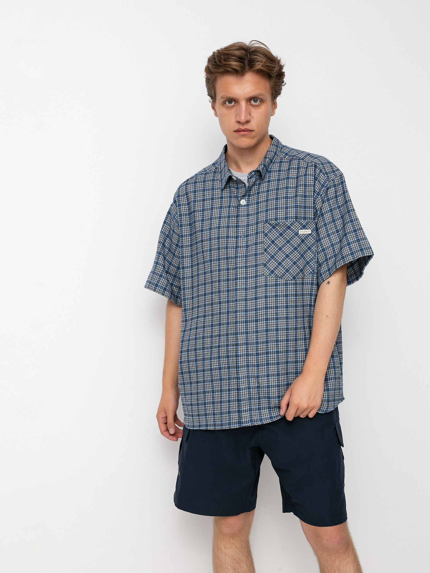 Koszula Polar Skate Mitchell Flannel (blue)
