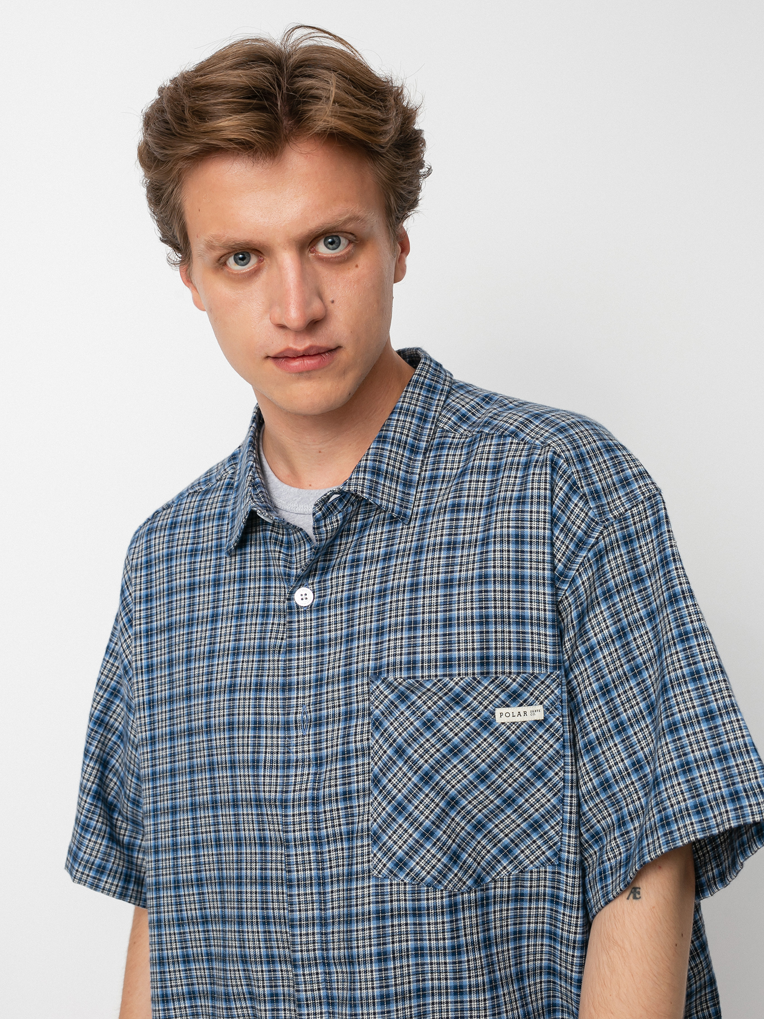 Koszula Polar Skate Mitchell Flannel (blue)