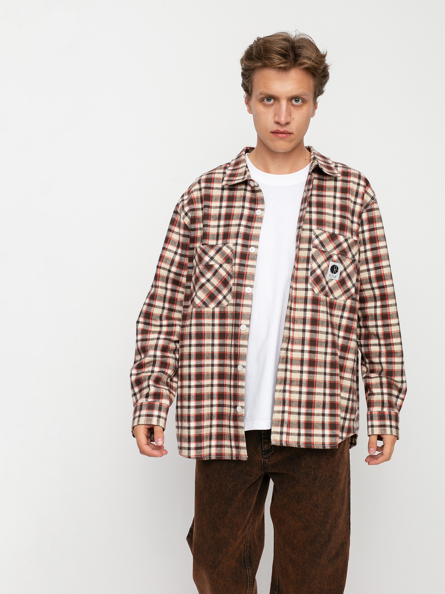 Koszula Polar Skate Flannel (brown)